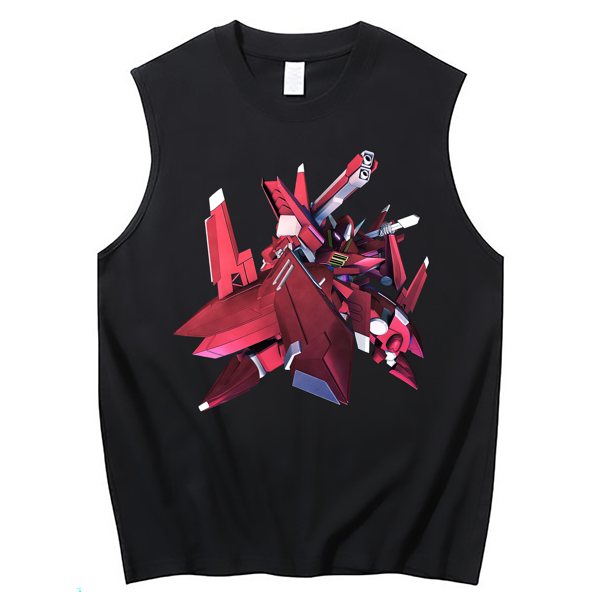 （画像用） 機動戦士ガンダム Mobile Suit Gundam コットン100％タンクトップ（フロントプリント）