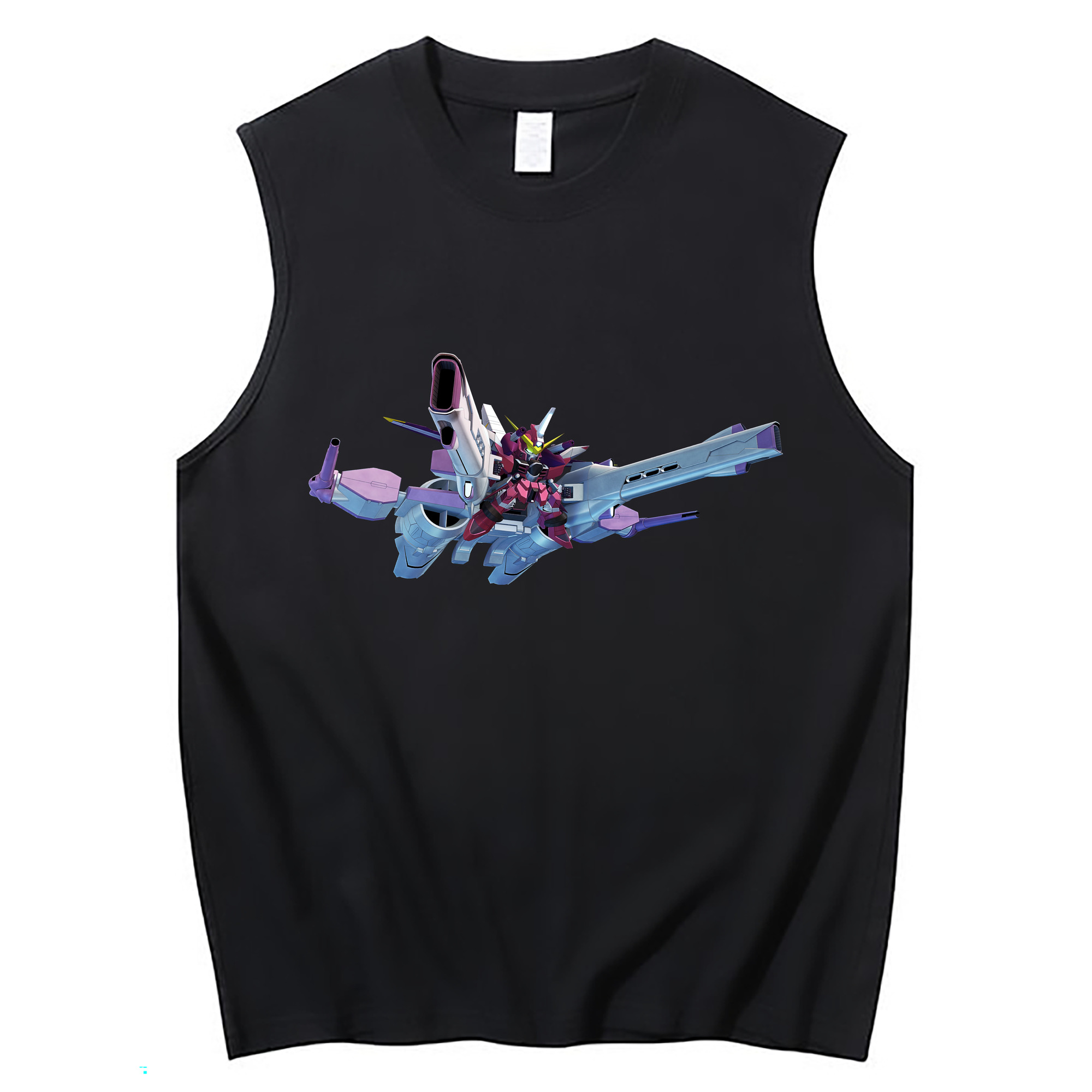 （画像用） 機動戦士ガンダム Mobile Suit Gundam コットン100％タンクトップ（フロントプリント）