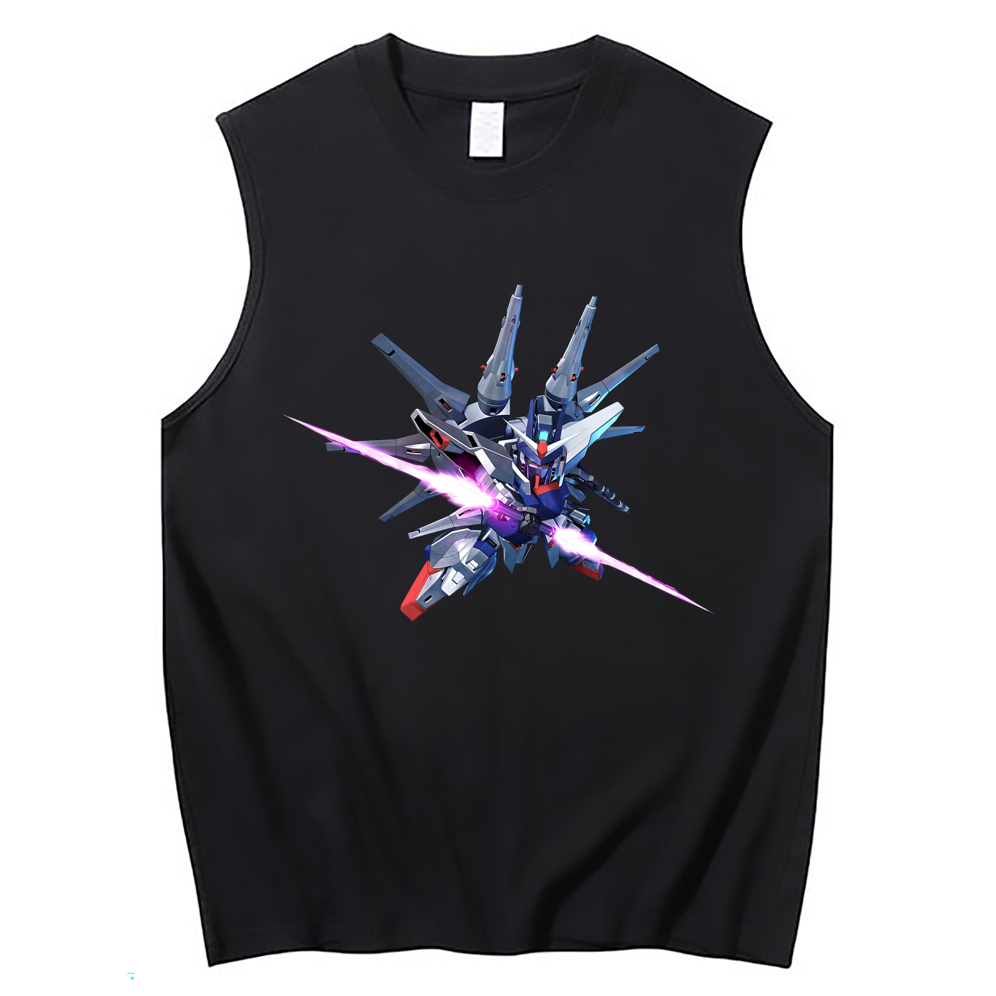 （画像用） 機動戦士ガンダム Mobile Suit Gundam コットン100％タンクトップ（フロントプリント）