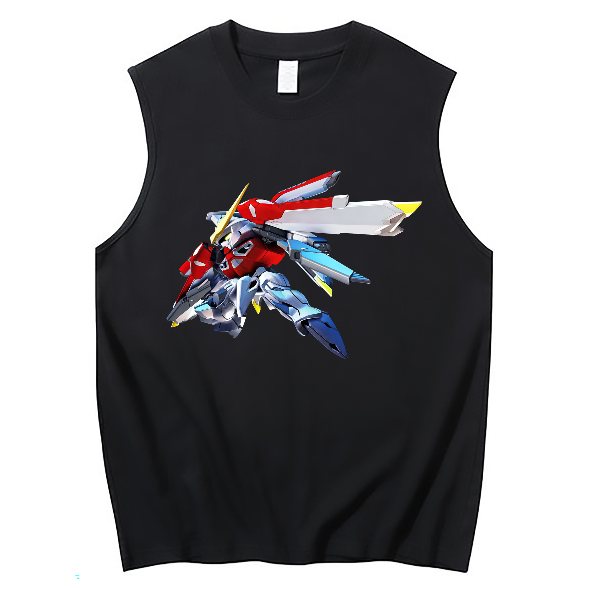 （画像用） 機動戦士ガンダム Mobile Suit Gundam コットン100％タンクトップ（フロントプリント）