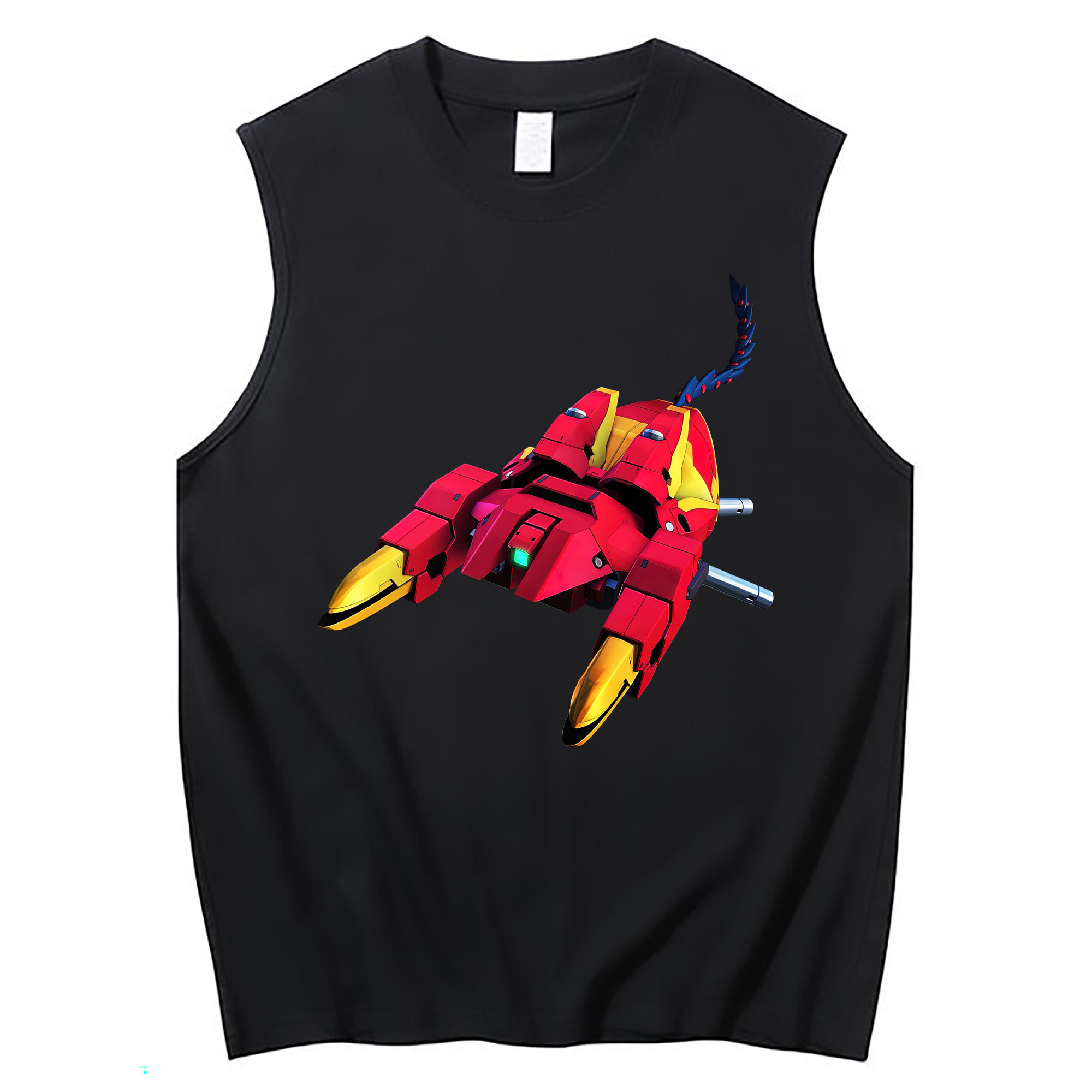 （画像用） 機動戦士ガンダム Mobile Suit Gundam コットン100％タンクトップ（フロントプリント）