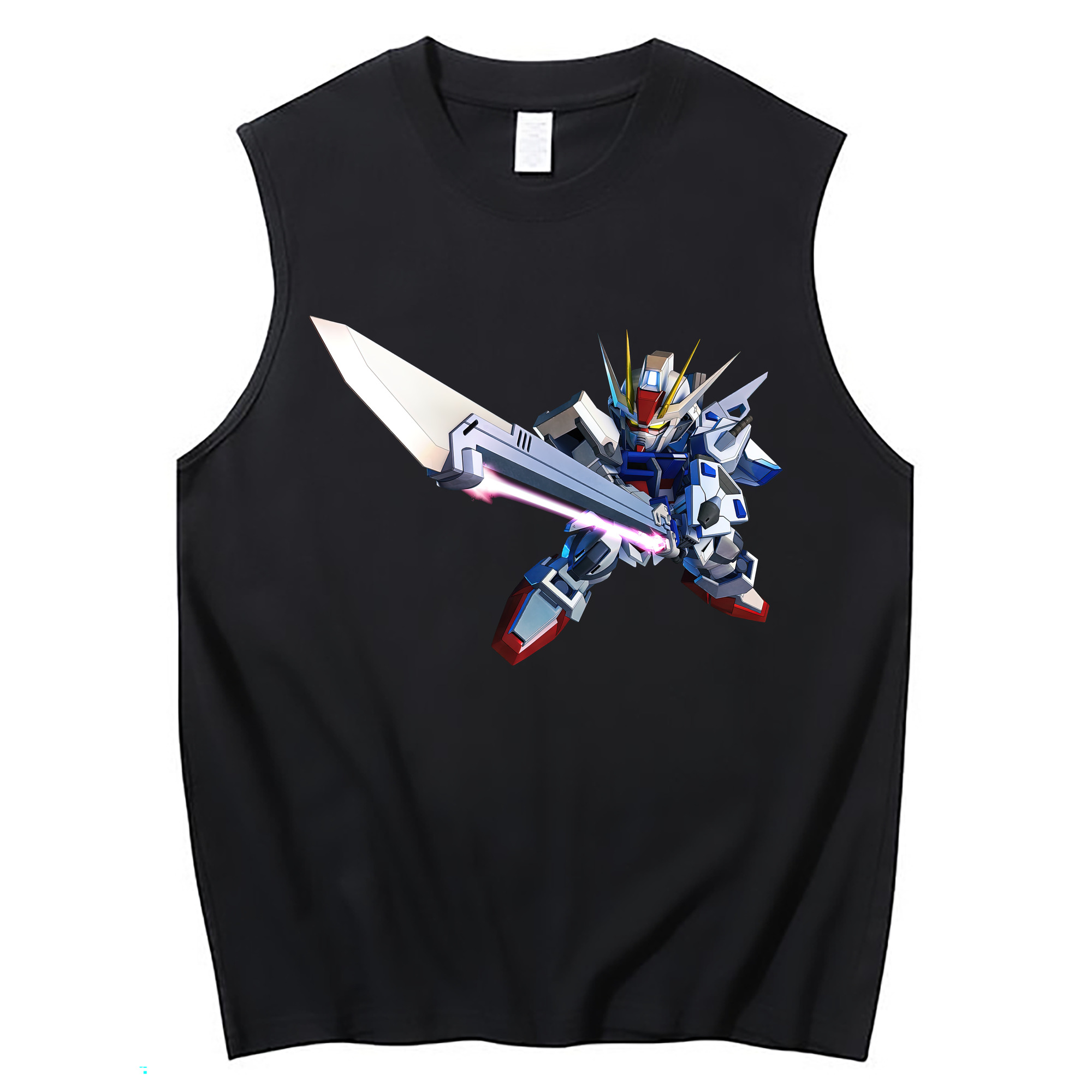 （画像用） 機動戦士ガンダム Mobile Suit Gundam コットン100％タンクトップ（フロントプリント）