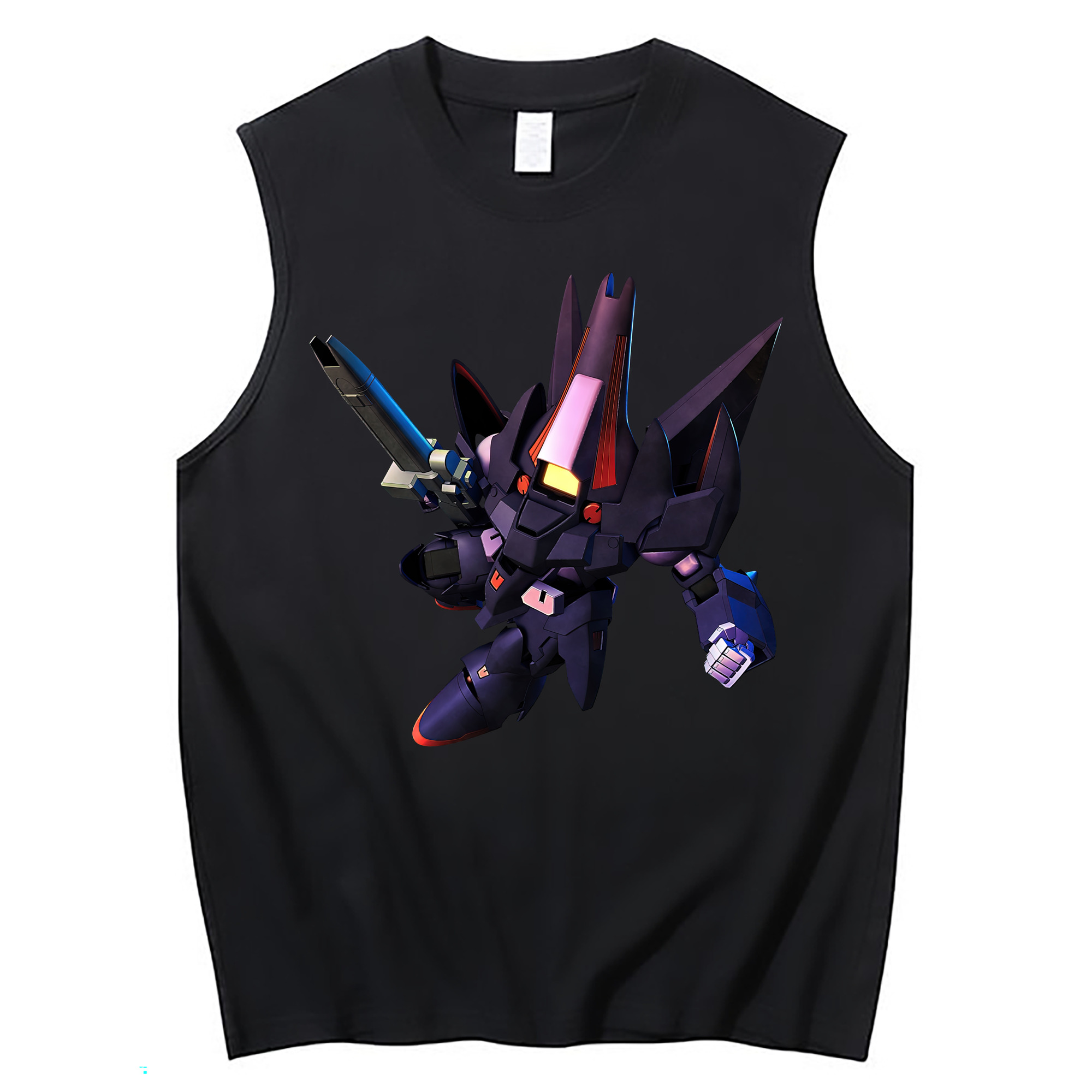 （画像用） 機動戦士ガンダム Mobile Suit Gundam コットン100％タンクトップ（フロントプリント）