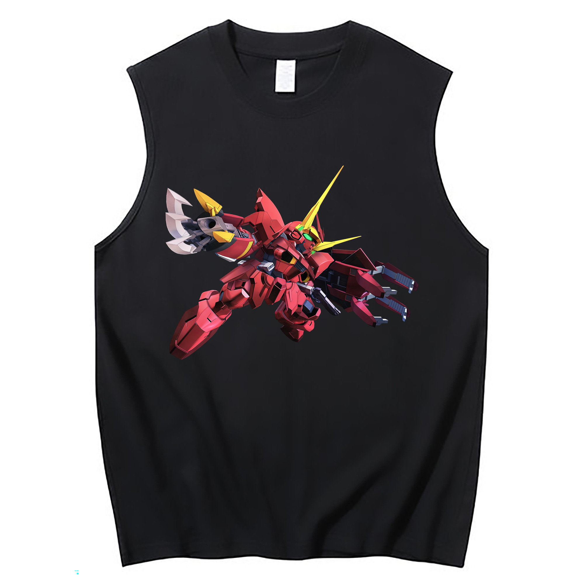 （画像用） 機動戦士ガンダム Mobile Suit Gundam コットン100％タンクトップ（フロントプリント）