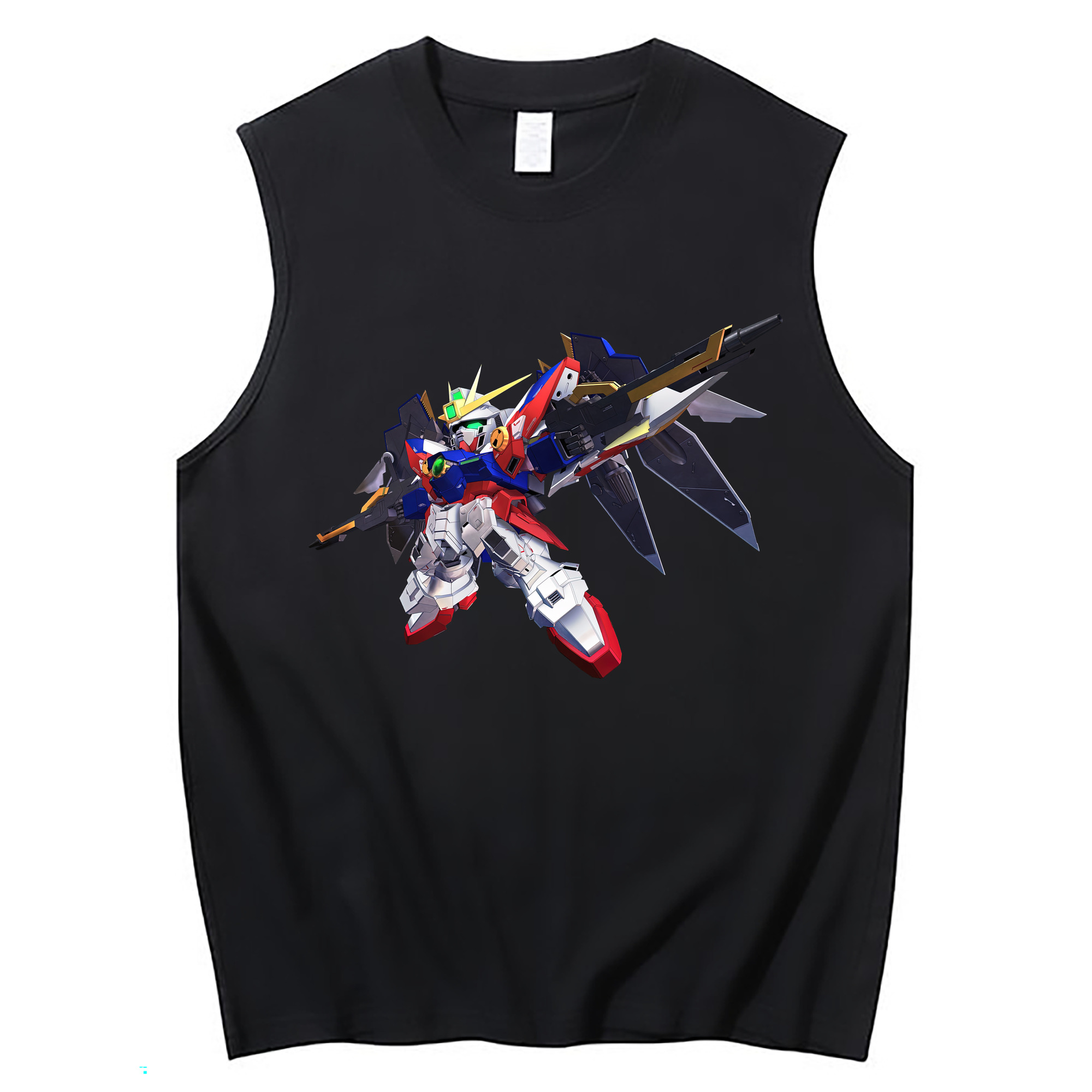 （画像用） 機動戦士ガンダム Mobile Suit Gundam コットン100％タンクトップ（フロントプリント）