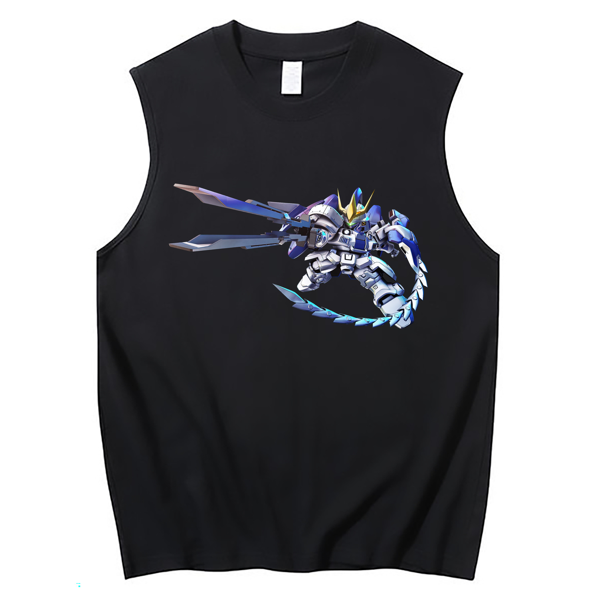 （画像用） 機動戦士ガンダム Mobile Suit Gundam コットン100％タンクトップ（フロントプリント）