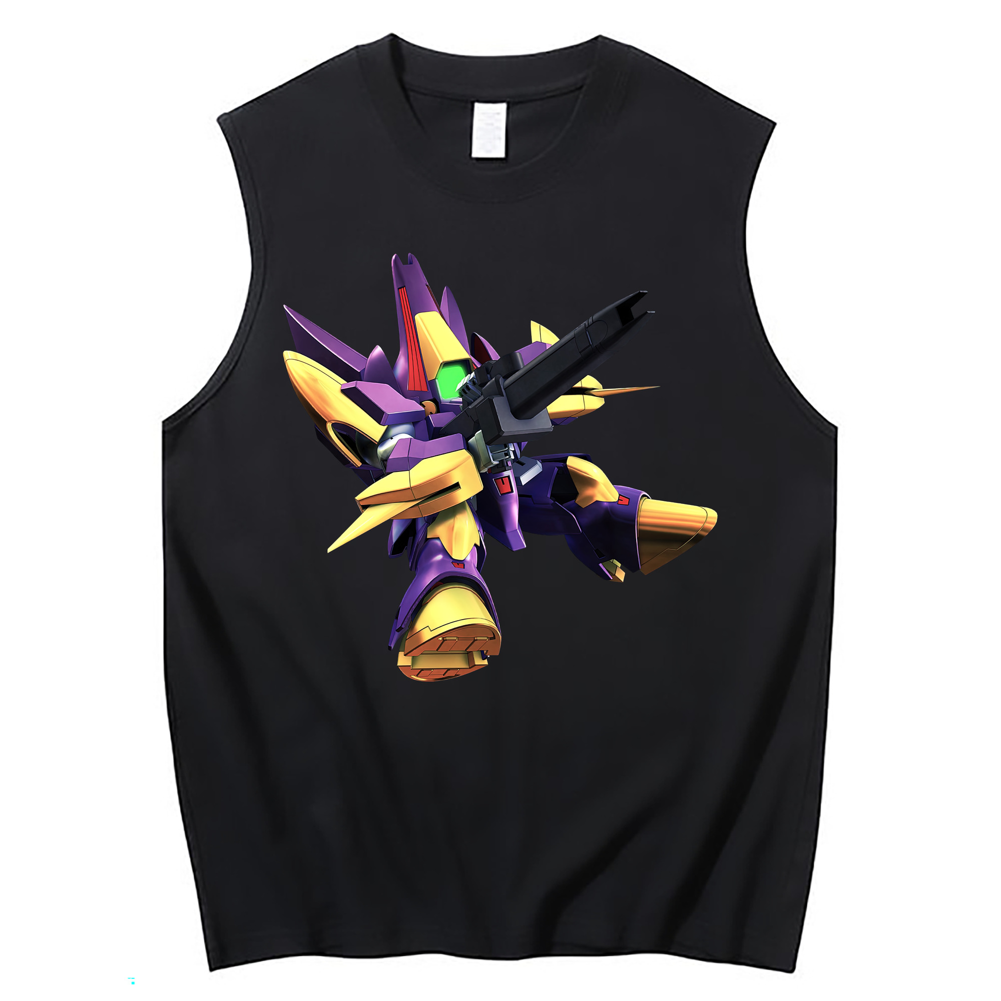 （画像用） 機動戦士ガンダム Mobile Suit Gundam コットン100％タンクトップ（フロントプリント）