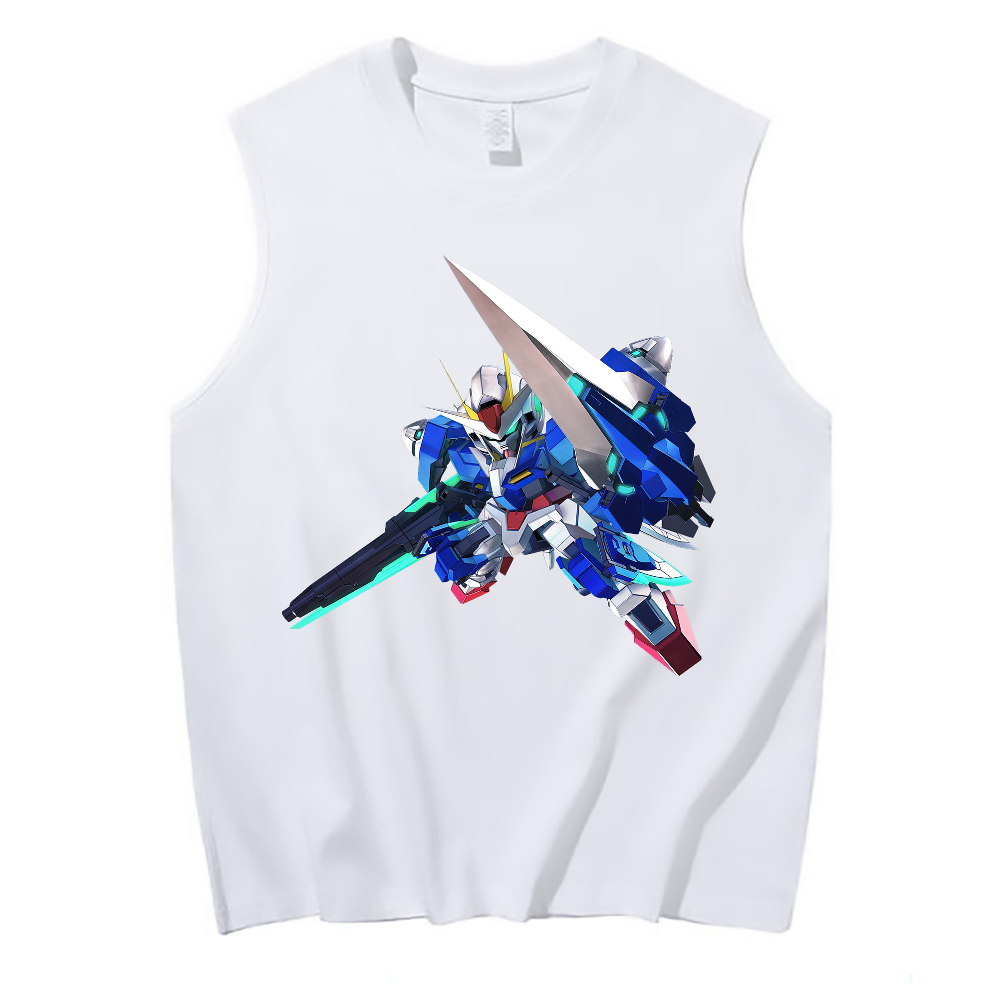 （画像用） 機動戦士ガンダム Mobile Suit Gundam コットン100％タンクトップ（フロントプリント）