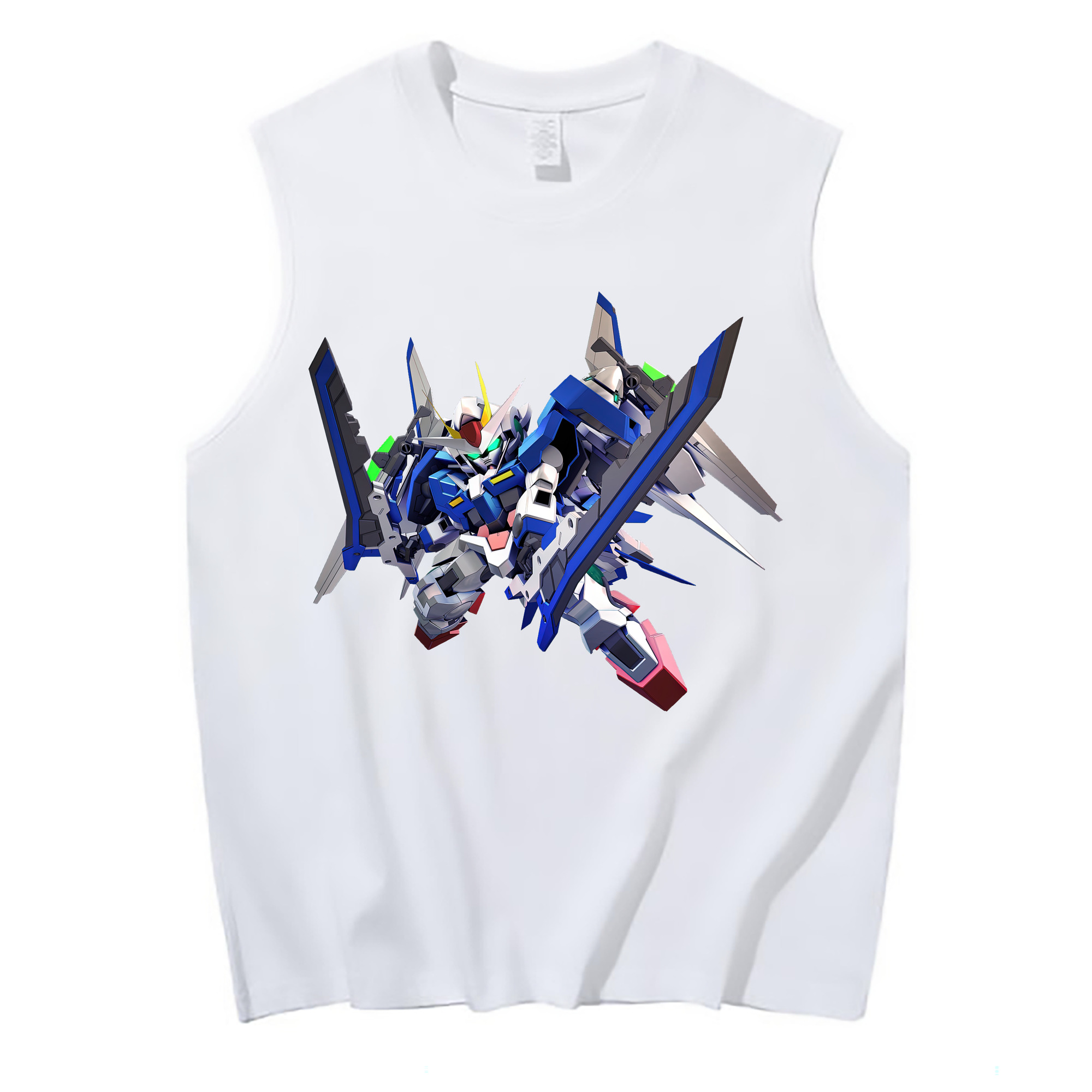 （画像用） 機動戦士ガンダム Mobile Suit Gundam コットン100％タンクトップ（フロントプリント）