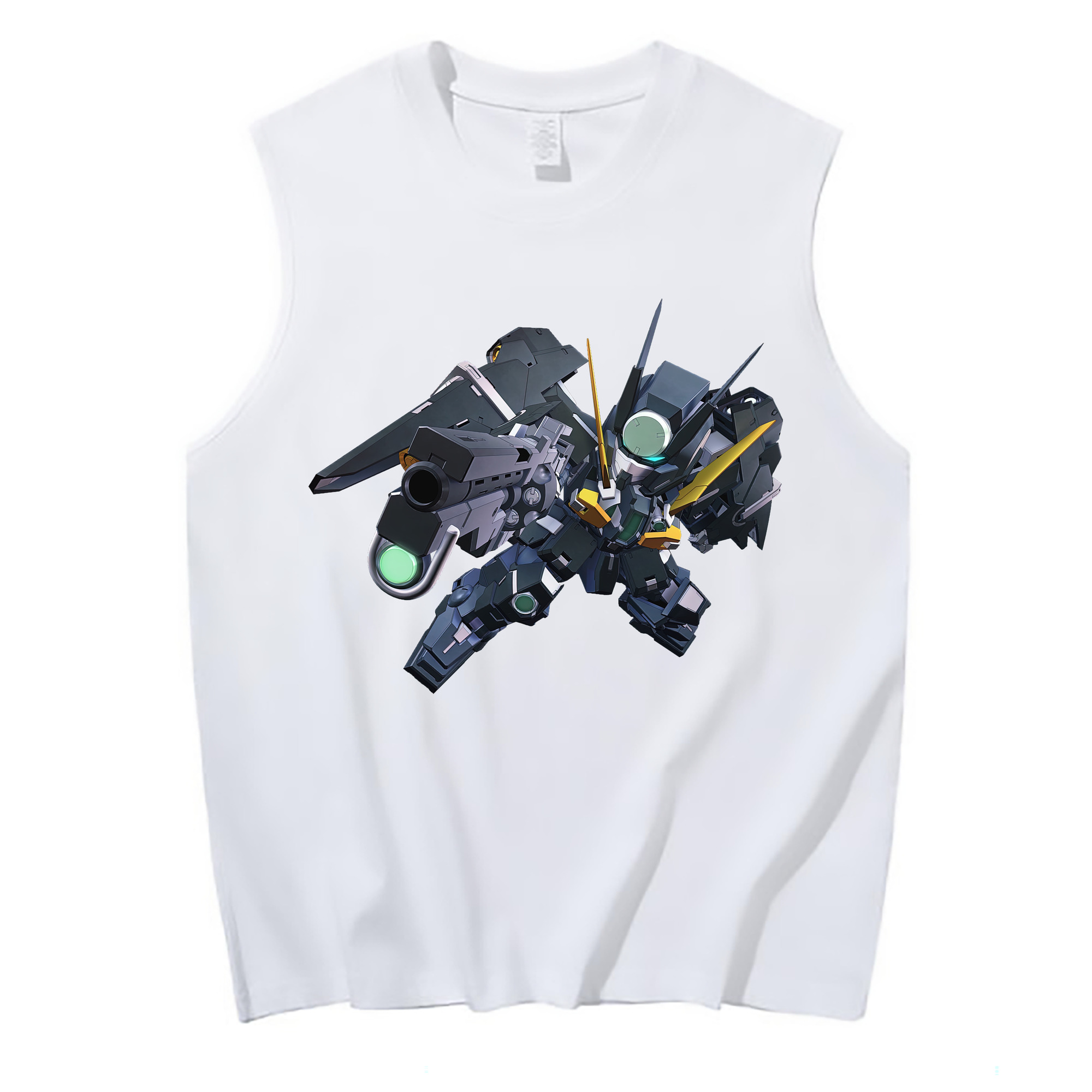 （画像用） 機動戦士ガンダム Mobile Suit Gundam コットン100％タンクトップ（フロントプリント）