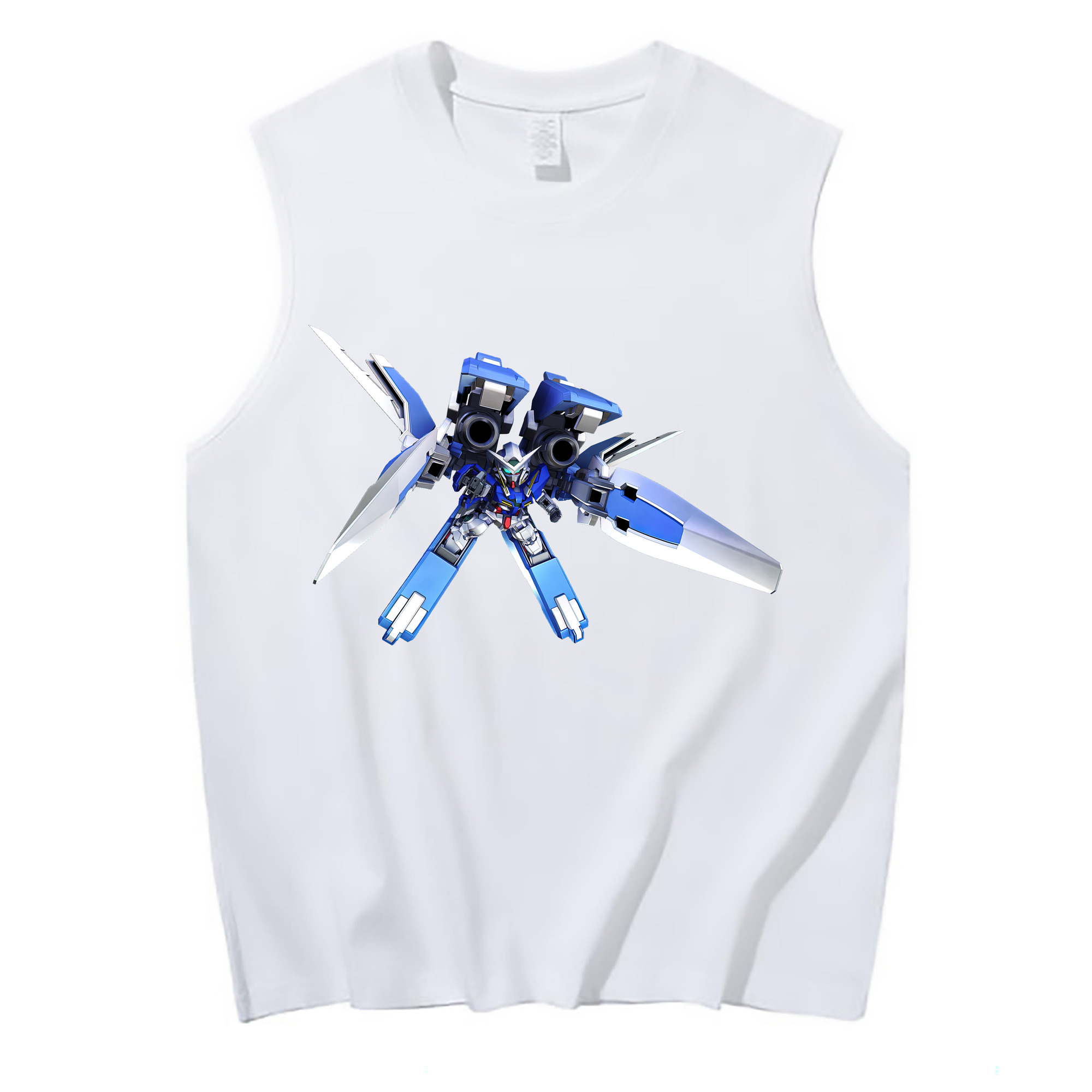 （画像用） 機動戦士ガンダム Mobile Suit Gundam コットン100％タンクトップ（フロントプリント）