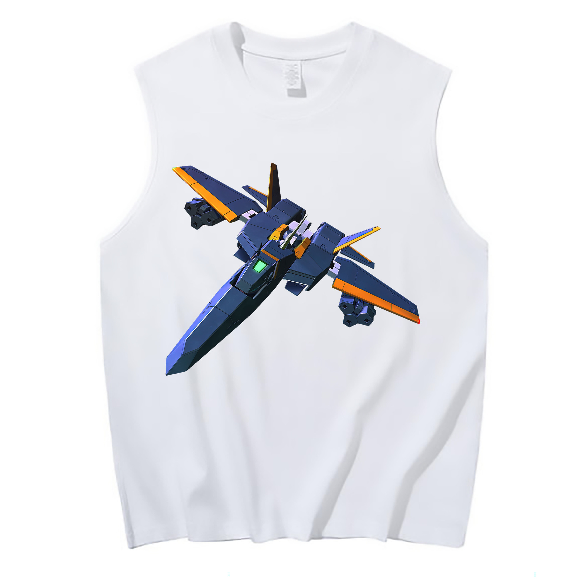 （画像用） 機動戦士ガンダム Mobile Suit Gundam コットン100％タンクトップ（フロントプリント）