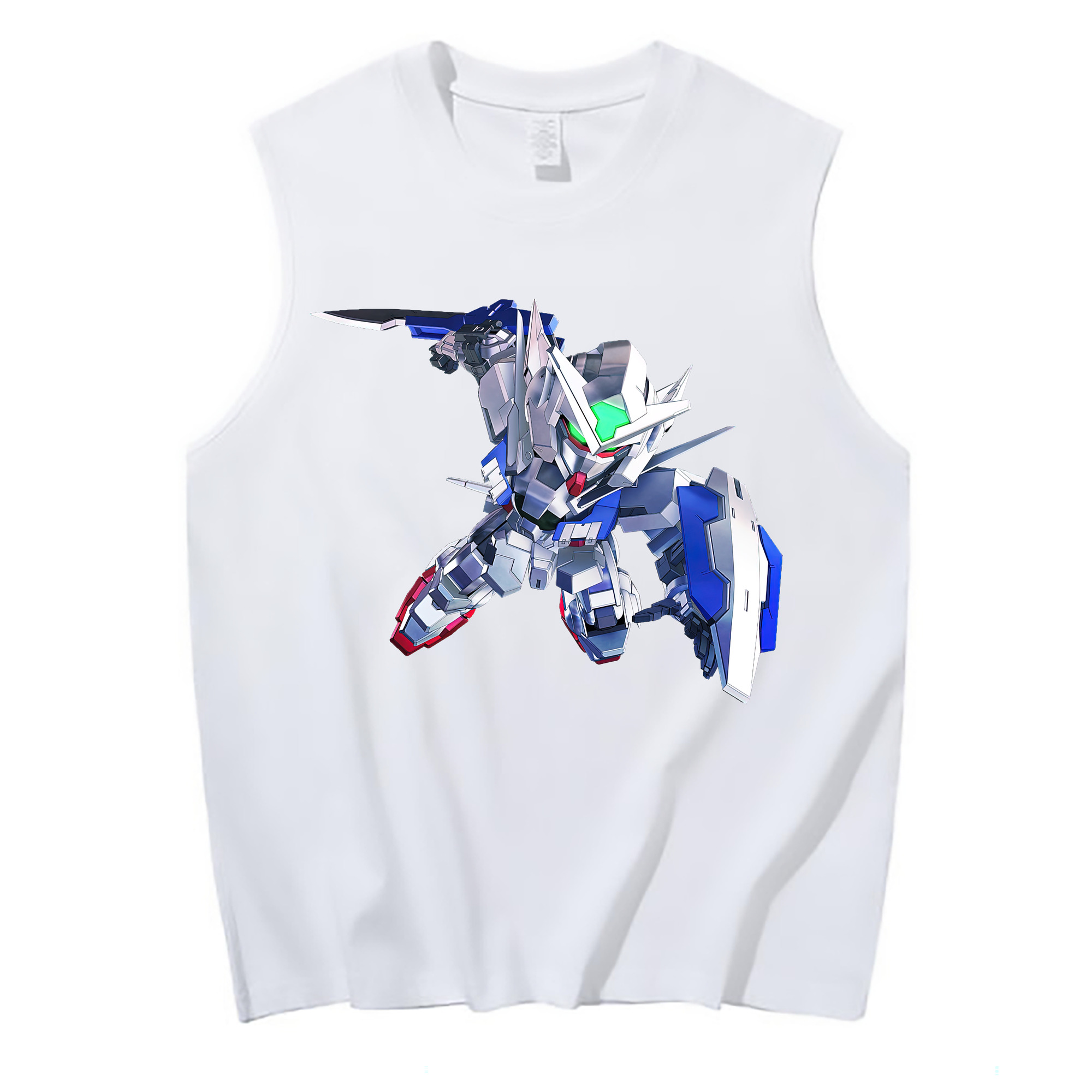 （画像用） 機動戦士ガンダム Mobile Suit Gundam コットン100％タンクトップ（フロントプリント）
