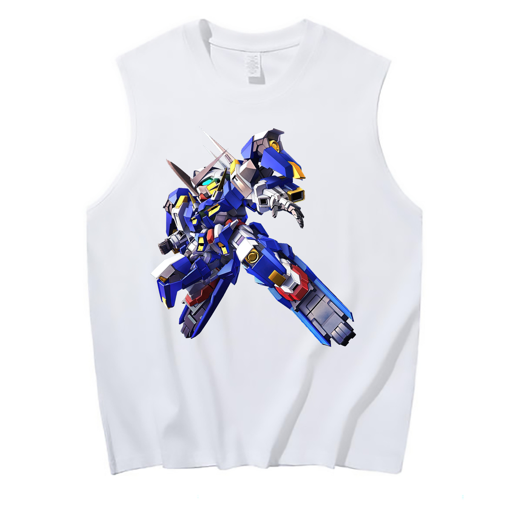 （画像用） 機動戦士ガンダム Mobile Suit Gundam コットン100％タンクトップ（フロントプリント）