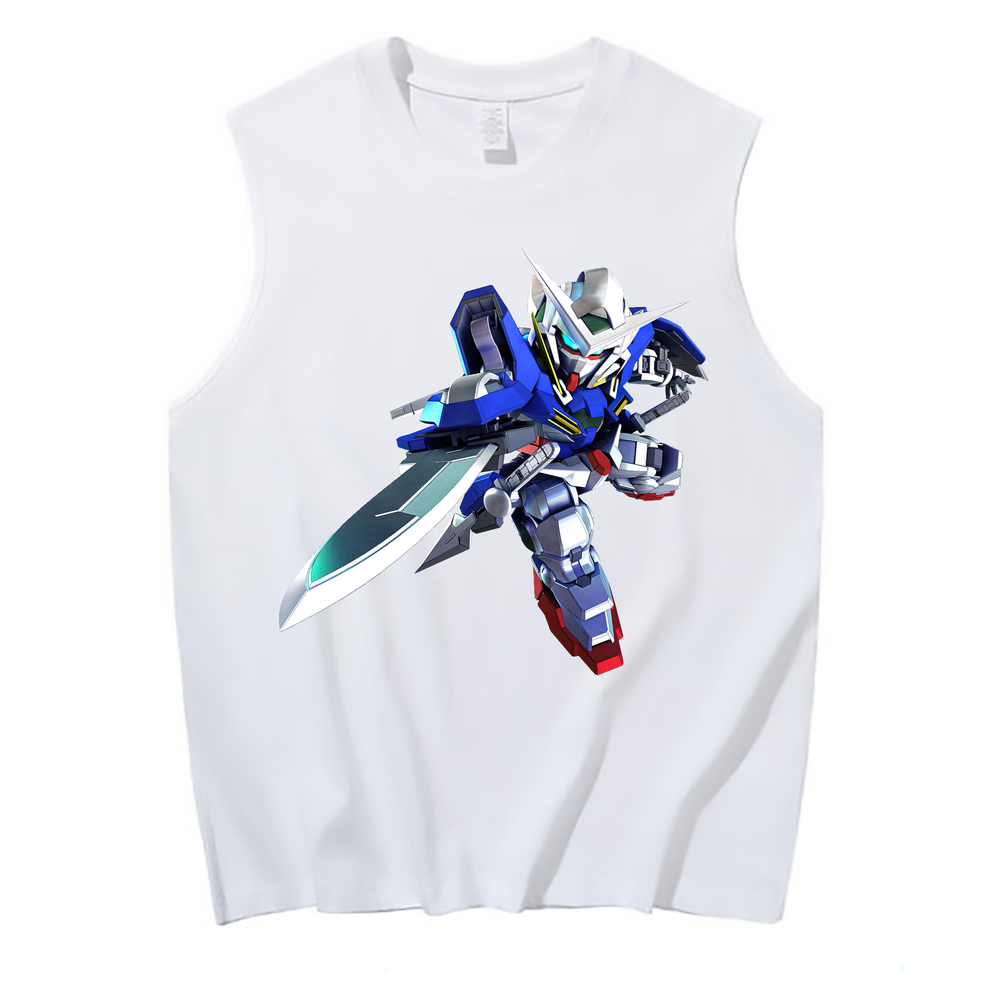 （画像用） 機動戦士ガンダム Mobile Suit Gundam コットン100％タンクトップ（フロントプリント）