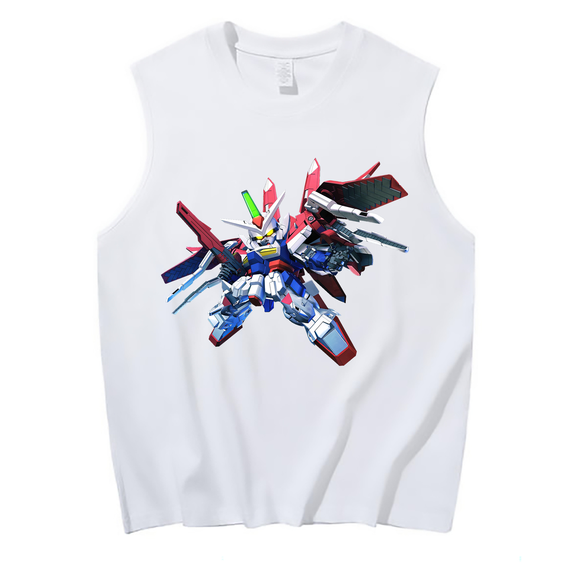 （画像用） 機動戦士ガンダム Mobile Suit Gundam コットン100％タンクトップ（フロントプリント）
