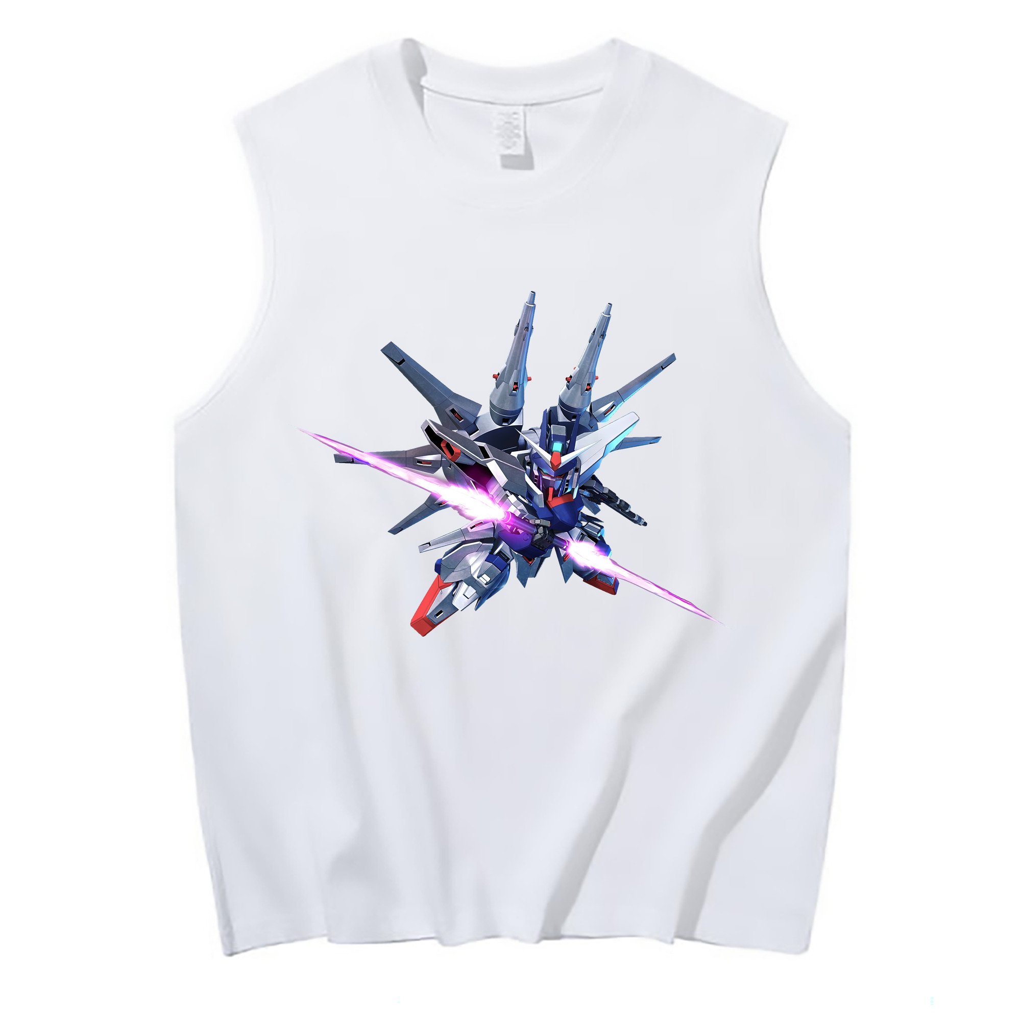 （画像用） 機動戦士ガンダム Mobile Suit Gundam コットン100％タンクトップ（フロントプリント）