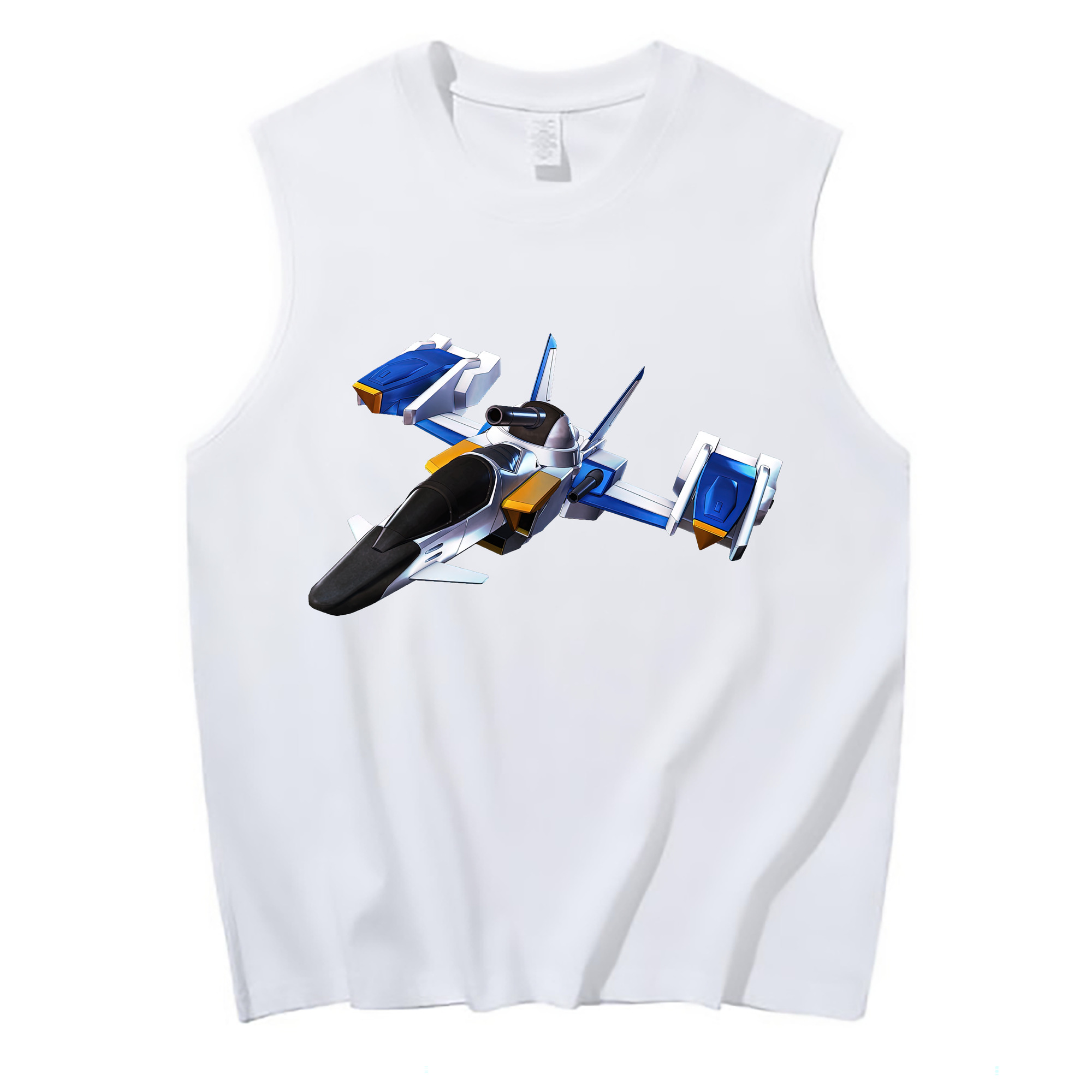 （画像用） 機動戦士ガンダム Mobile Suit Gundam コットン100％タンクトップ（フロントプリント）