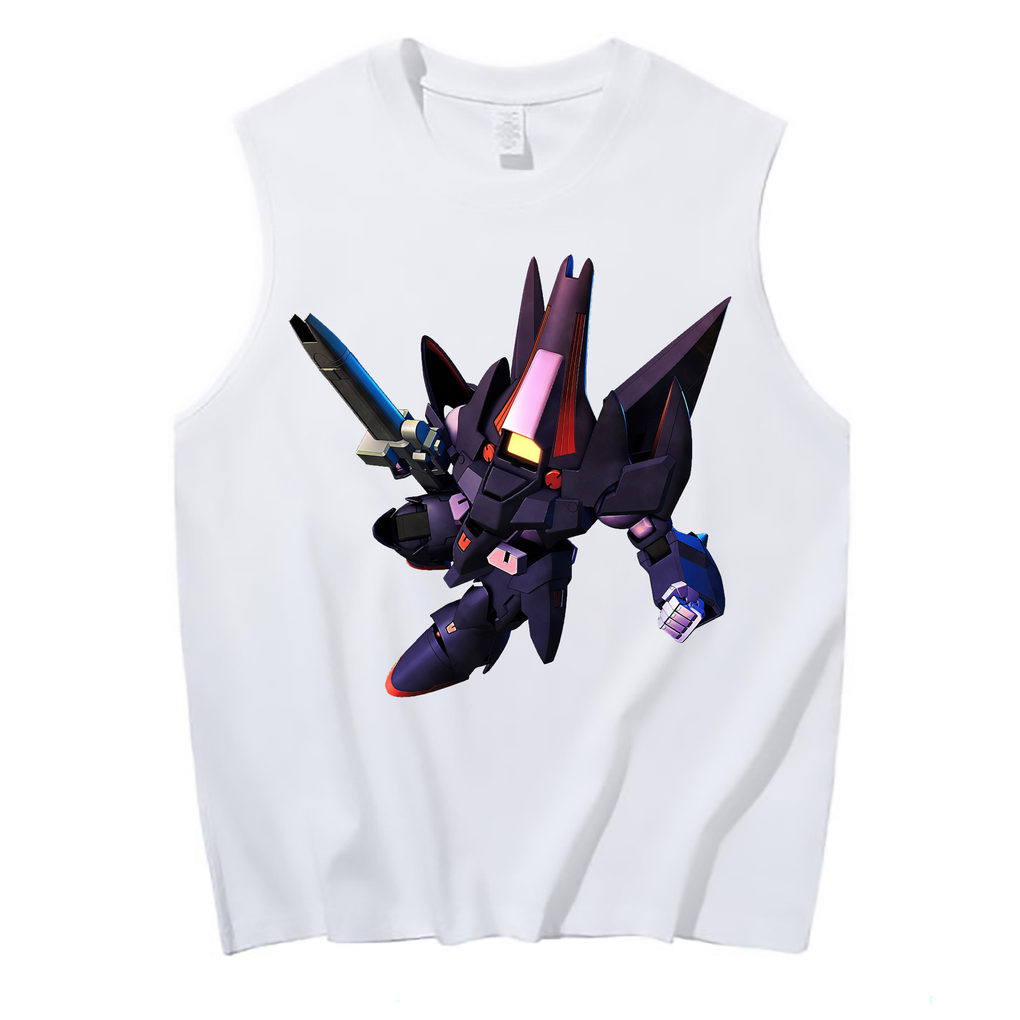 （画像用） 機動戦士ガンダム Mobile Suit Gundam コットン100％タンクトップ（フロントプリント）