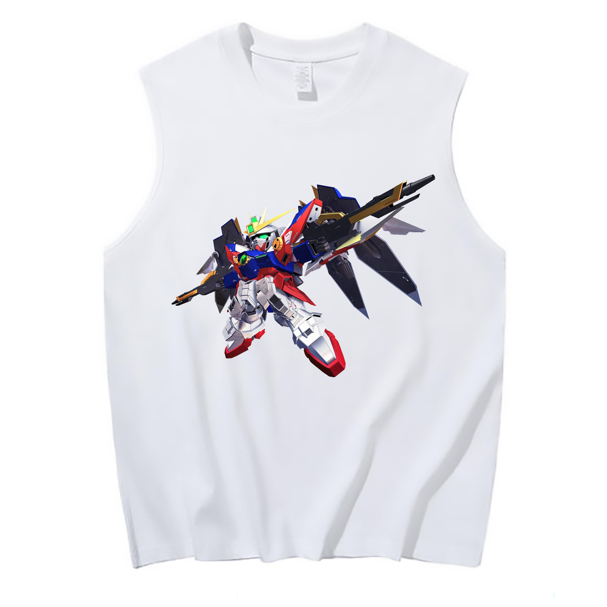 （画像用） 機動戦士ガンダム Mobile Suit Gundam コットン100％タンクトップ（フロントプリント）