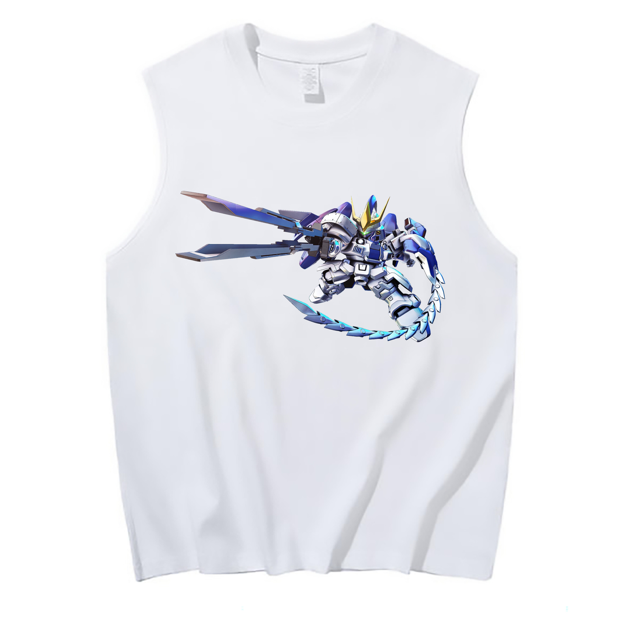 （画像用） 機動戦士ガンダム Mobile Suit Gundam コットン100％タンクトップ（フロントプリント）