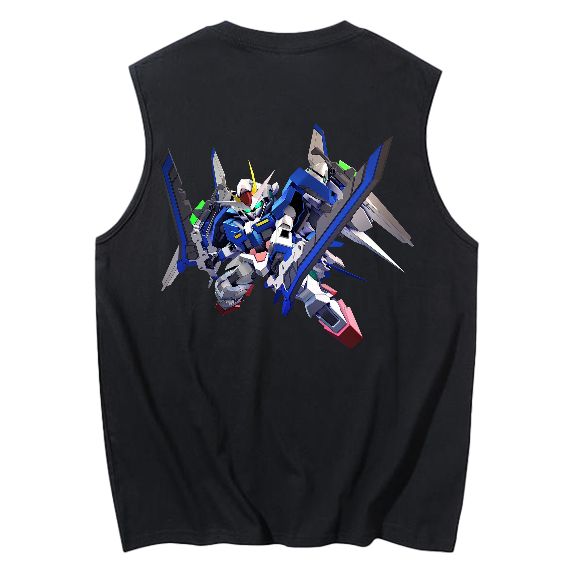 （画像用） 機動戦士ガンダム Mobile Suit Gundam コットン100％タンクトップ（背面プリント）