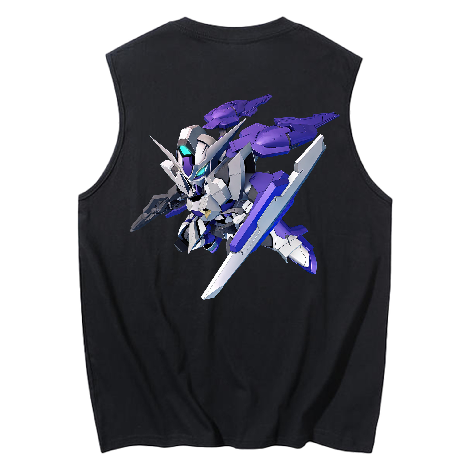 （画像用） 機動戦士ガンダム Mobile Suit Gundam コットン100％タンクトップ（背面プリント）