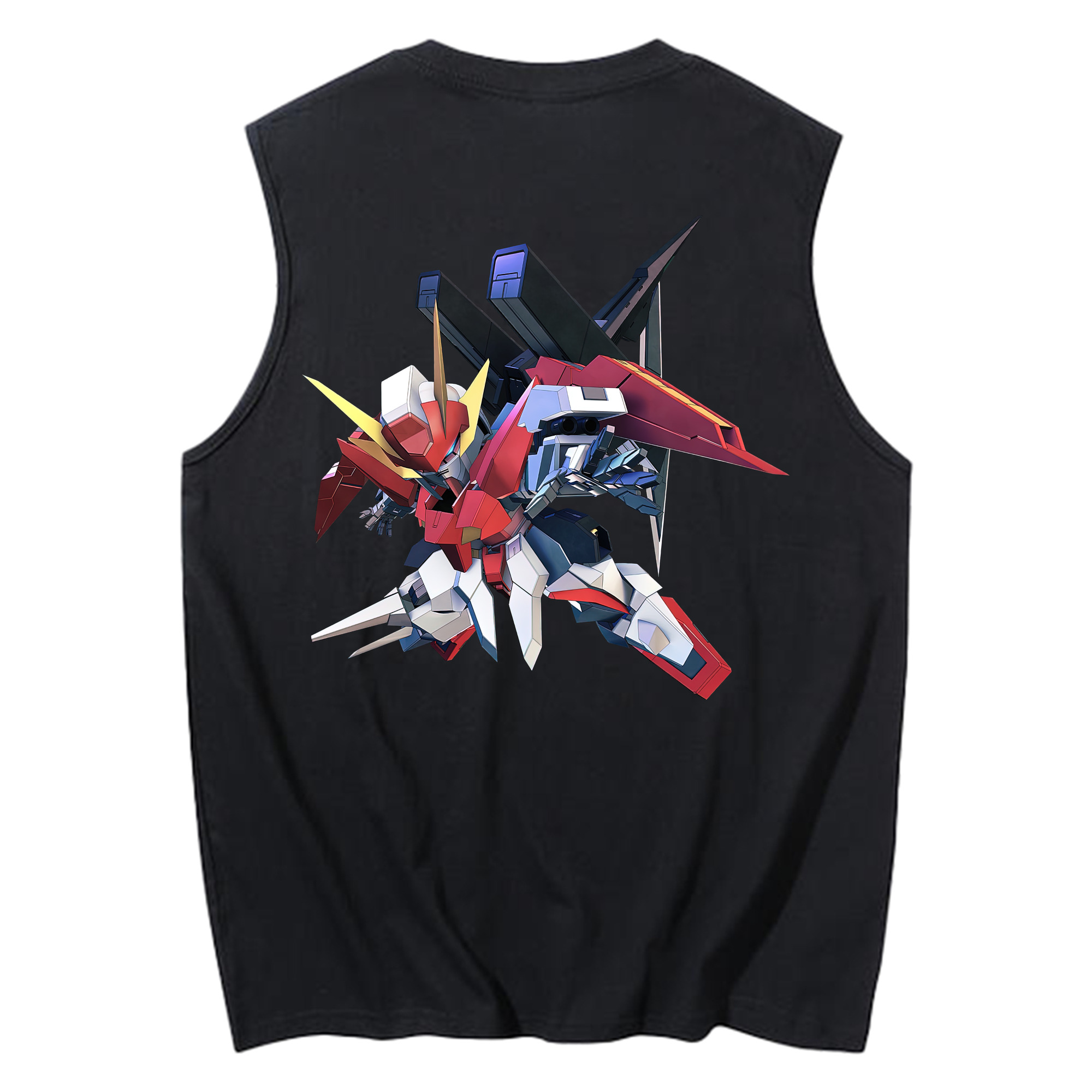 （画像用） 機動戦士ガンダム Mobile Suit Gundam コットン100％タンクトップ（背面プリント）