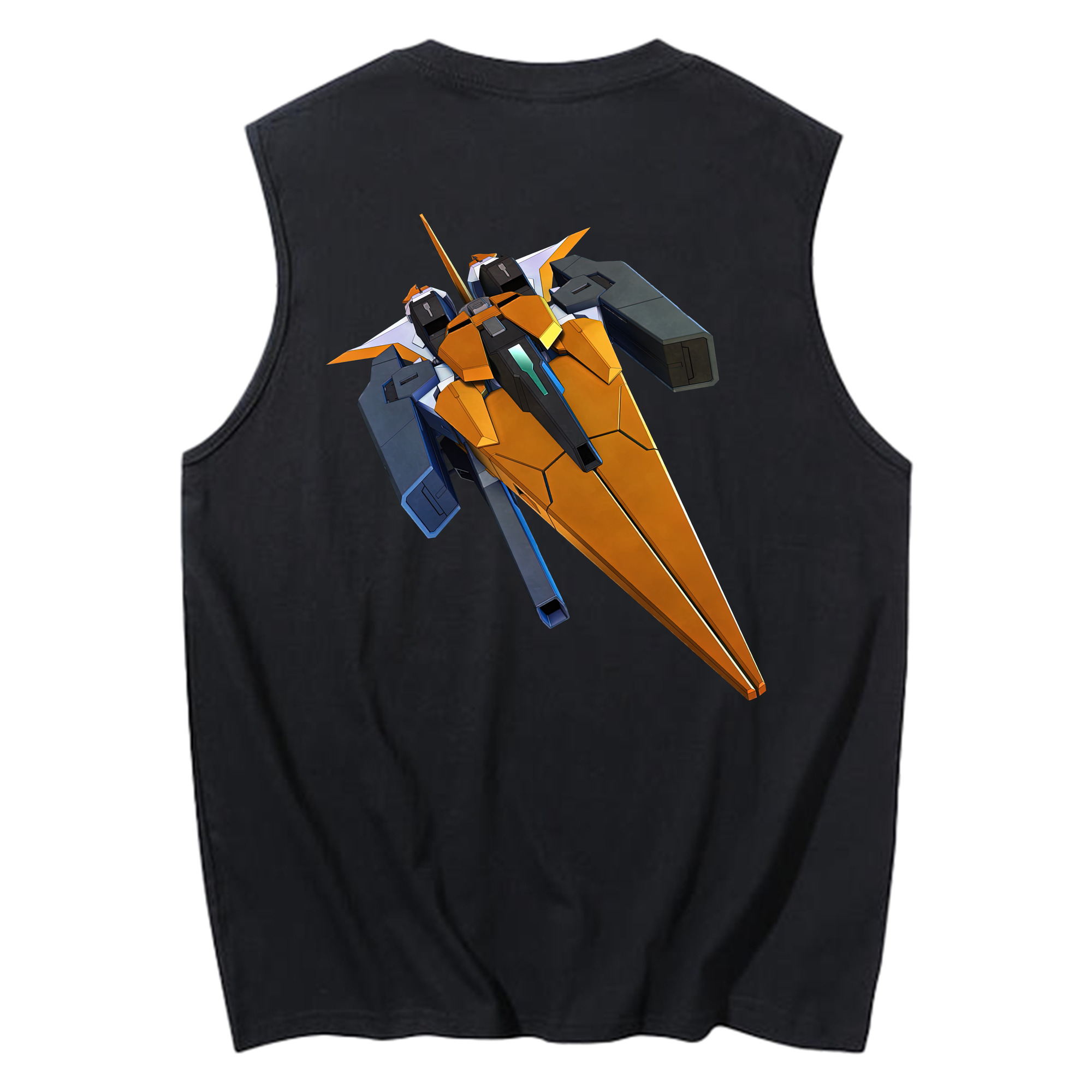 （画像用） 機動戦士ガンダム Mobile Suit Gundam コットン100％タンクトップ（背面プリント）