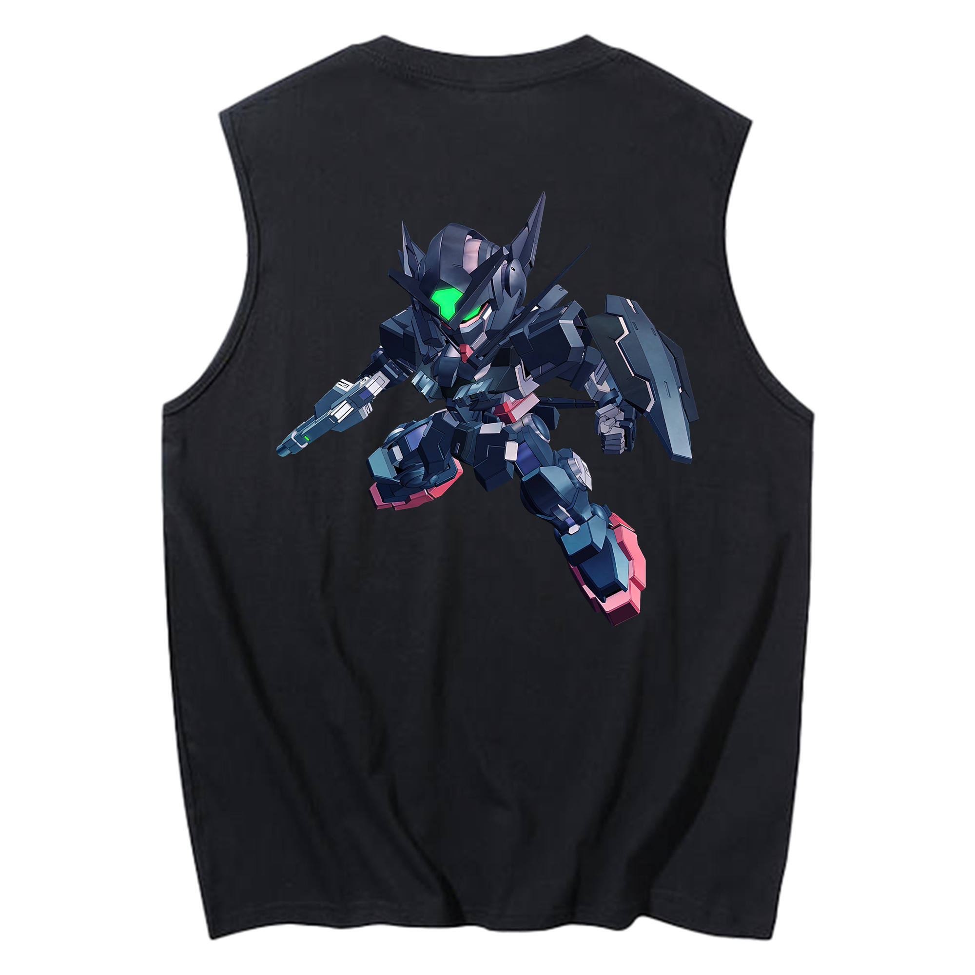 （画像用） 機動戦士ガンダム Mobile Suit Gundam コットン100％タンクトップ（背面プリント）