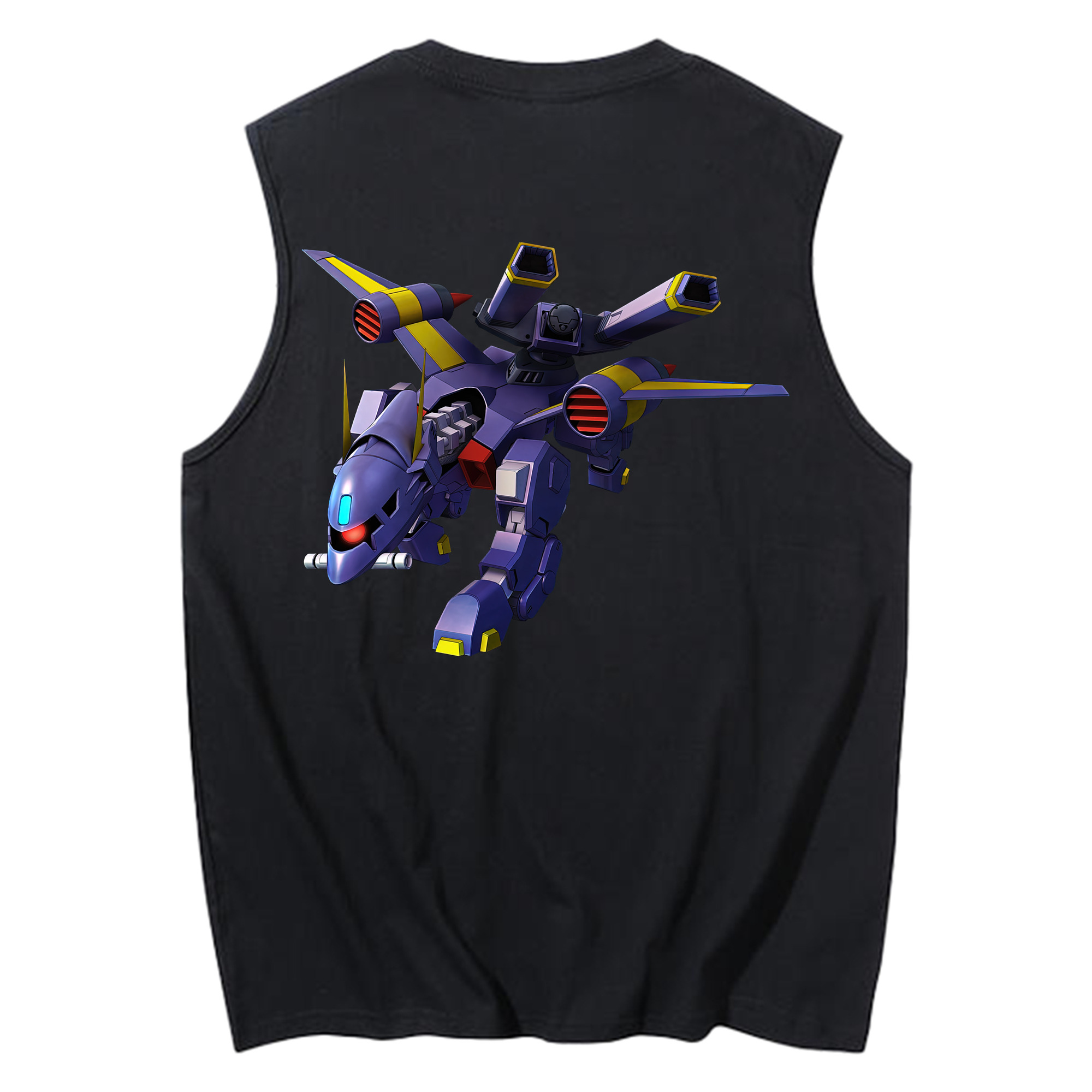 （画像用） 機動戦士ガンダム Mobile Suit Gundam コットン100％タンクトップ（背面プリント）