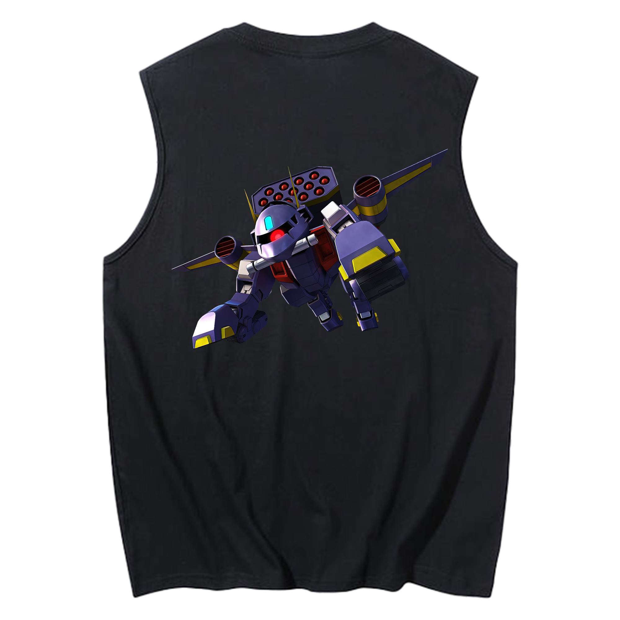 （画像用） 機動戦士ガンダム Mobile Suit Gundam コットン100％タンクトップ（背面プリント）