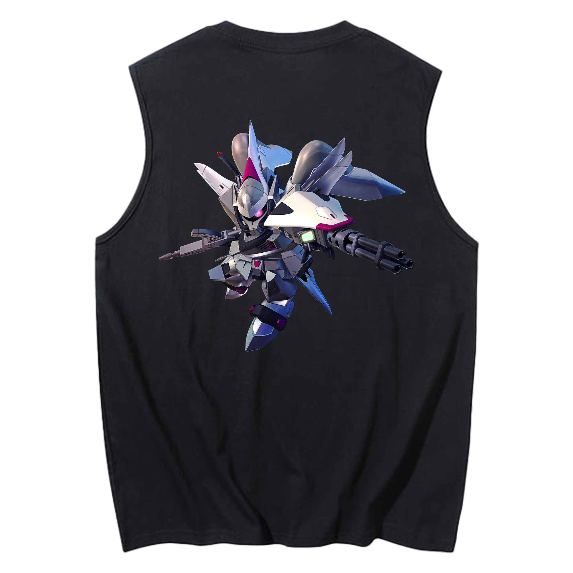 （画像用） 機動戦士ガンダム Mobile Suit Gundam コットン100％タンクトップ（背面プリント）