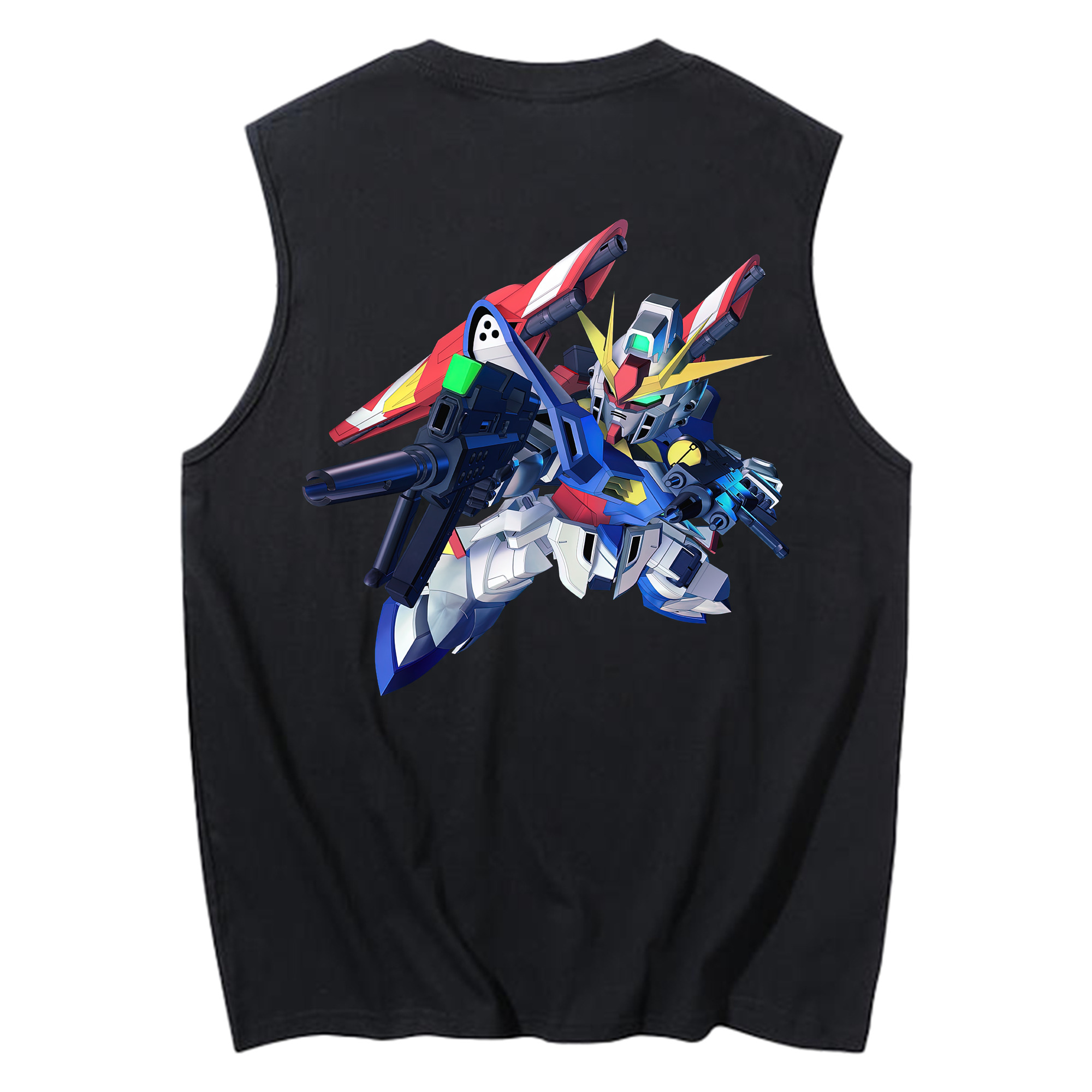 （画像用） 機動戦士ガンダム Mobile Suit Gundam コットン100％タンクトップ（背面プリント）