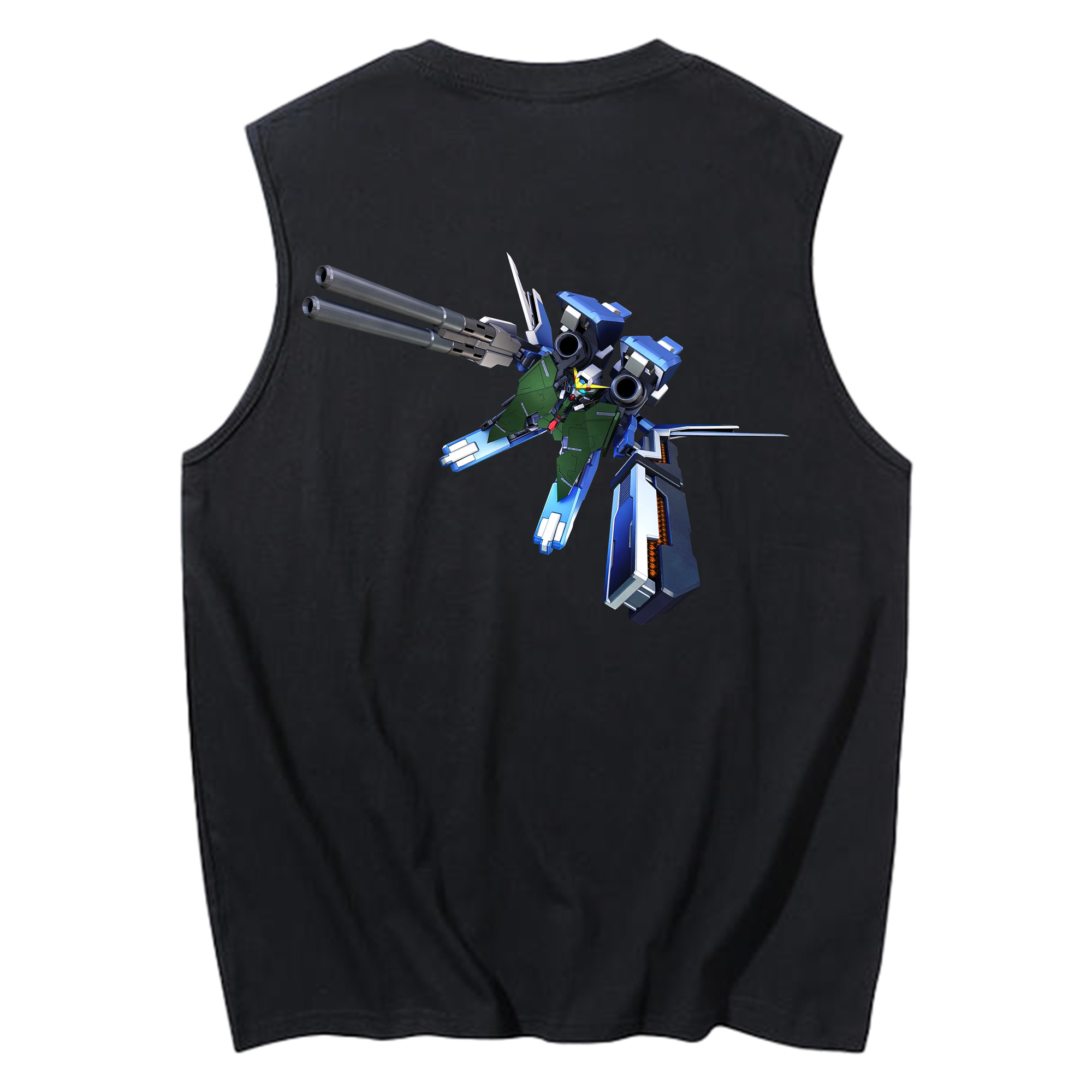 （画像用） 機動戦士ガンダム Mobile Suit Gundam コットン100％タンクトップ（背面プリント）