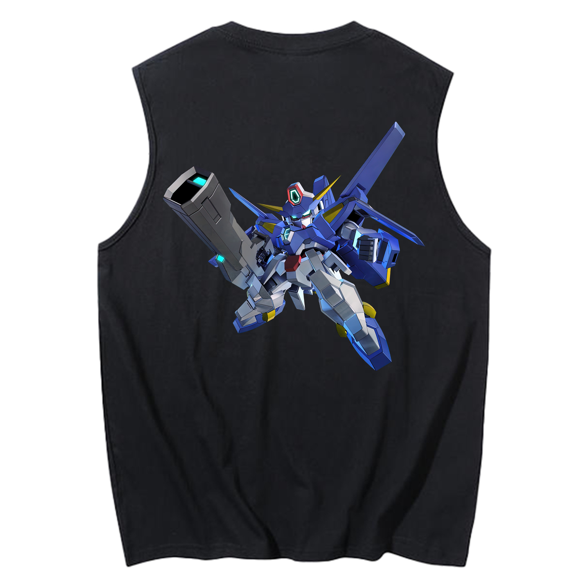 （画像用） 機動戦士ガンダム Mobile Suit Gundam コットン100％タンクトップ（背面プリント）