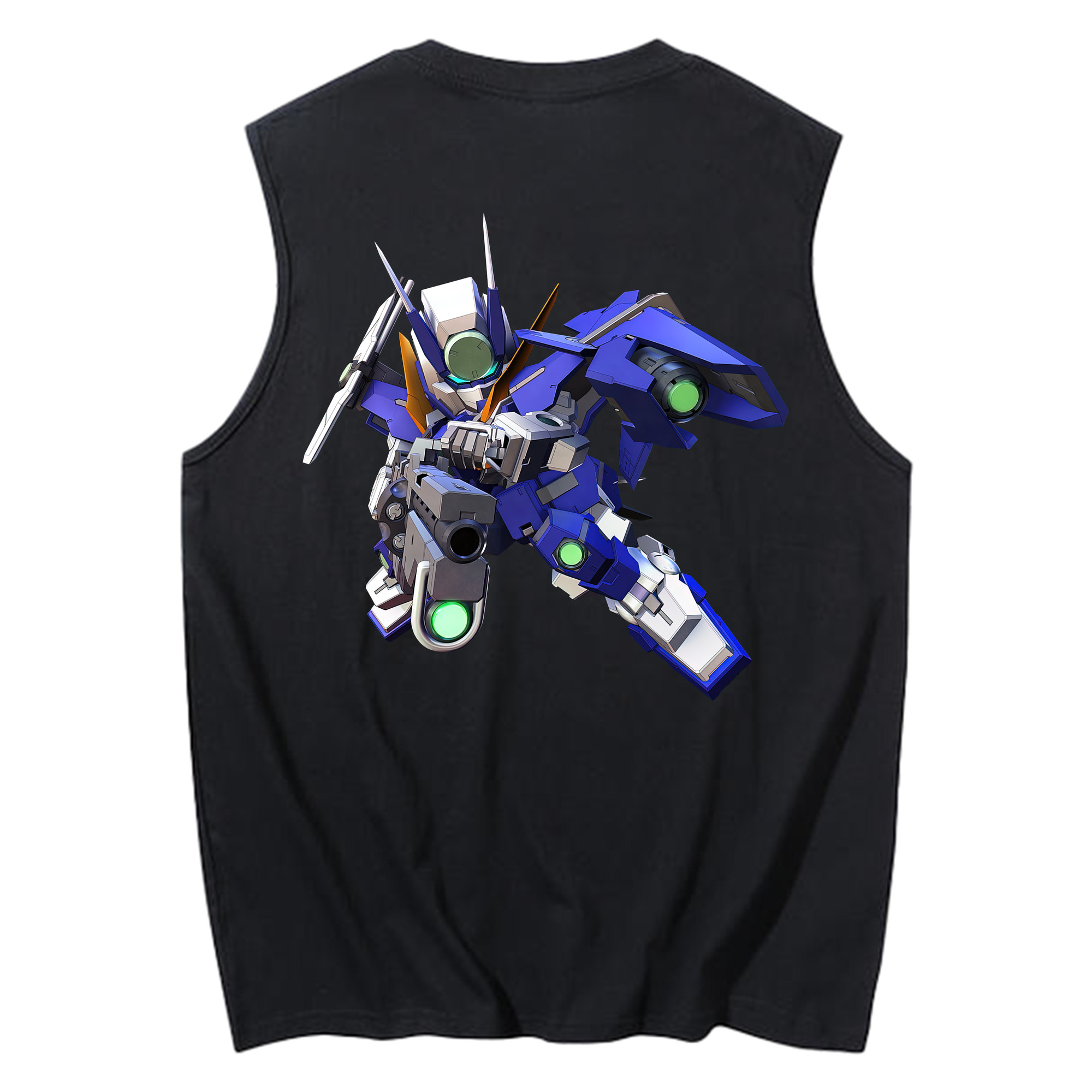 （画像用） 機動戦士ガンダム Mobile Suit Gundam コットン100％タンクトップ（背面プリント）