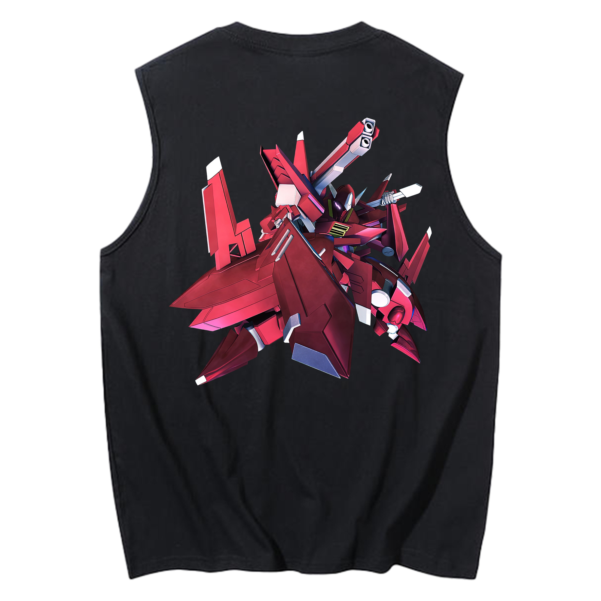 （画像用） 機動戦士ガンダム Mobile Suit Gundam コットン100％タンクトップ（背面プリント）