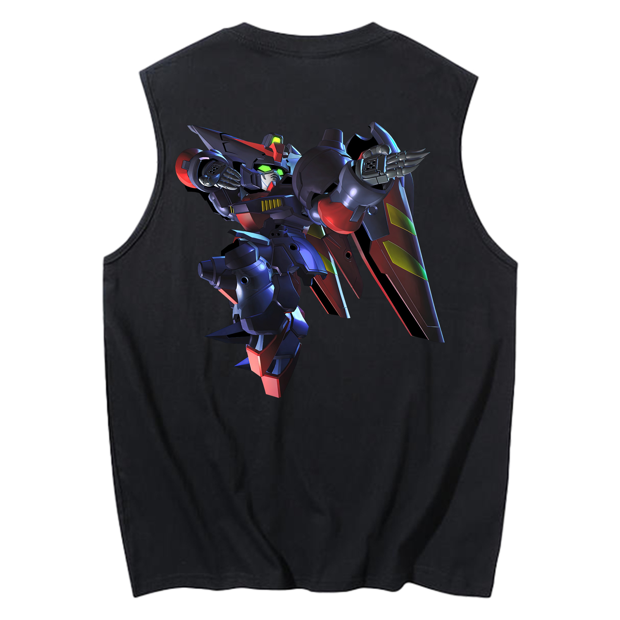 （画像用） 機動戦士ガンダム Mobile Suit Gundam コットン100％タンクトップ（背面プリント）