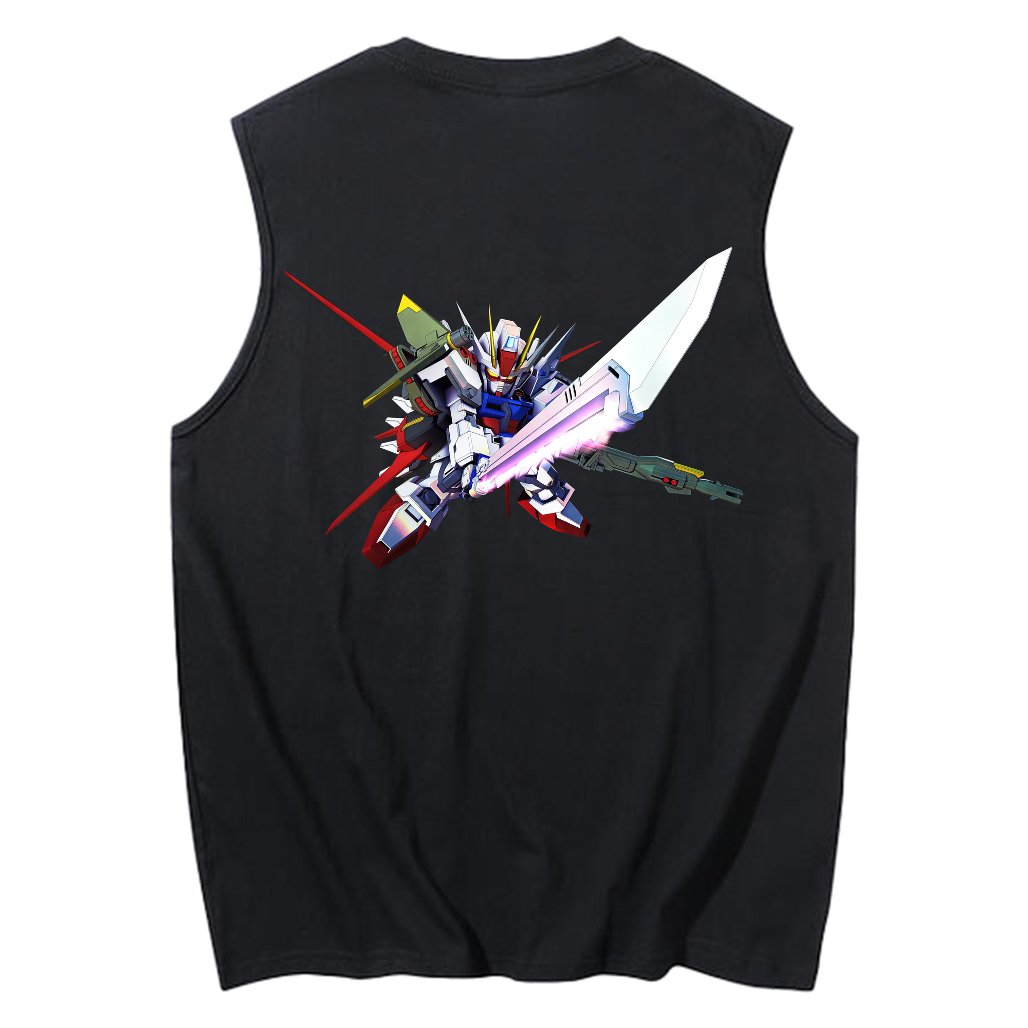 （画像用） 機動戦士ガンダム Mobile Suit Gundam コットン100％タンクトップ（背面プリント）