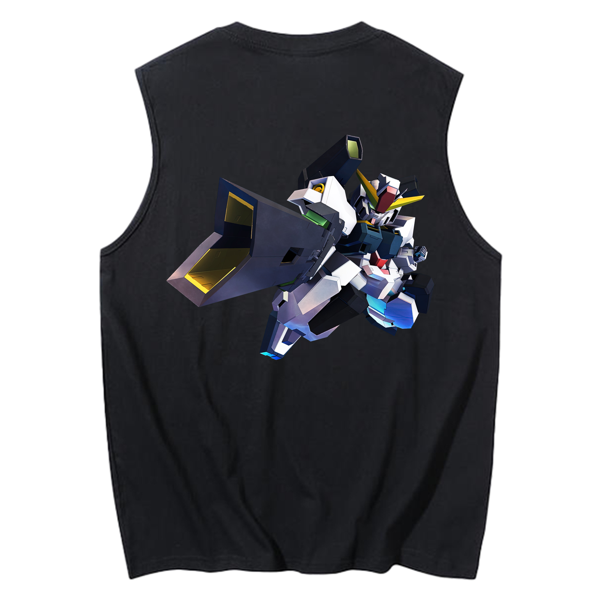 （画像用） 機動戦士ガンダム Mobile Suit Gundam コットン100％タンクトップ（背面プリント）
