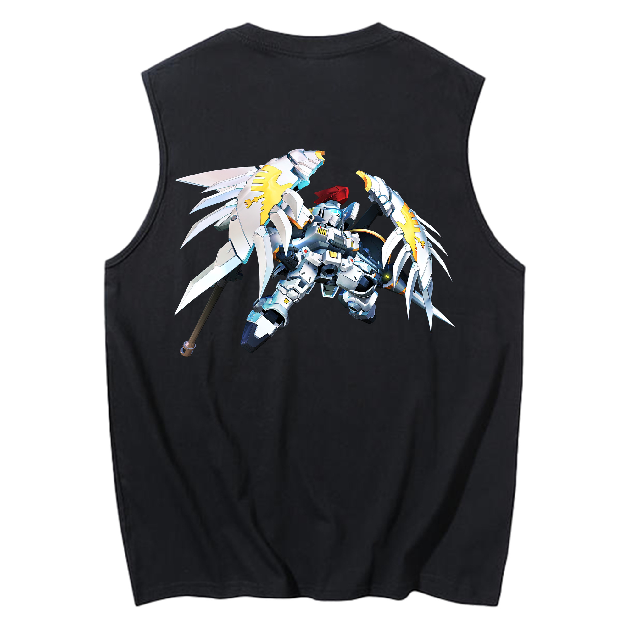 （画像用） 機動戦士ガンダム Mobile Suit Gundam コットン100％タンクトップ（背面プリント）