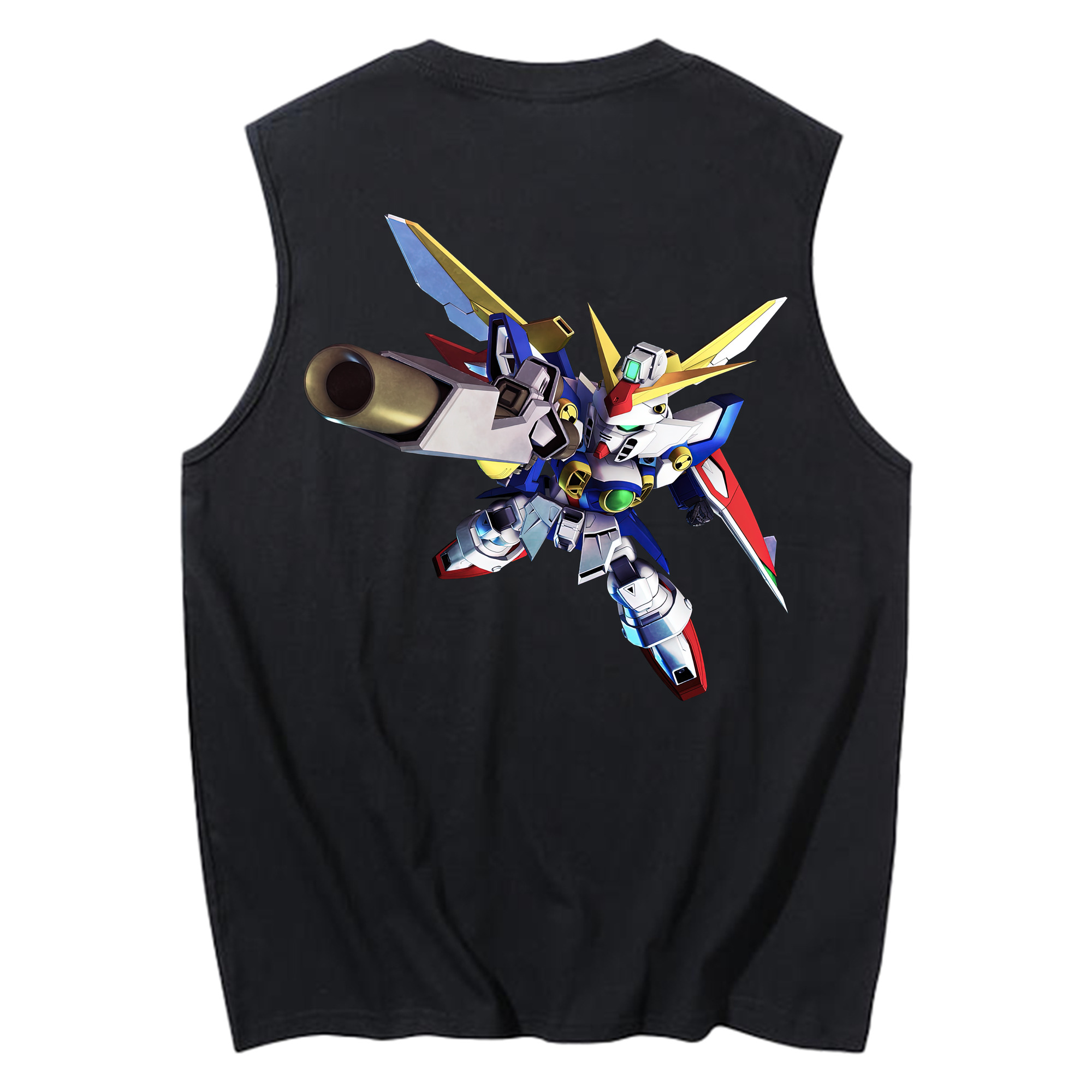 （画像用） 機動戦士ガンダム Mobile Suit Gundam コットン100％タンクトップ（背面プリント）