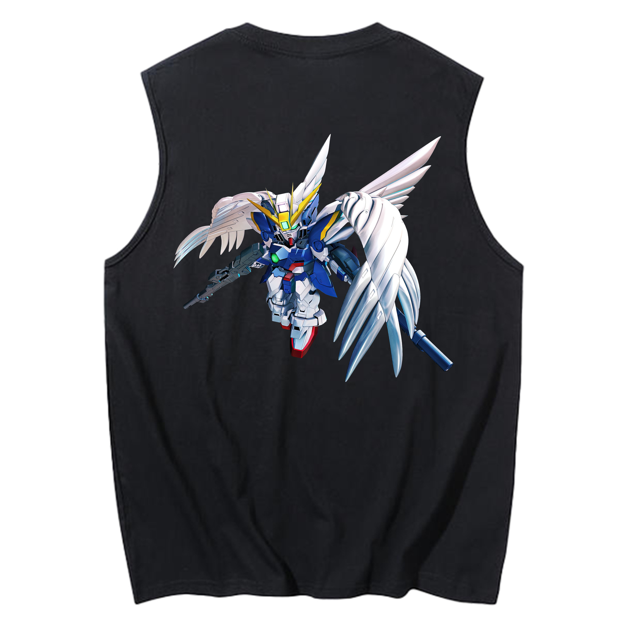 （画像用） 機動戦士ガンダム Mobile Suit Gundam コットン100％タンクトップ（背面プリント）
