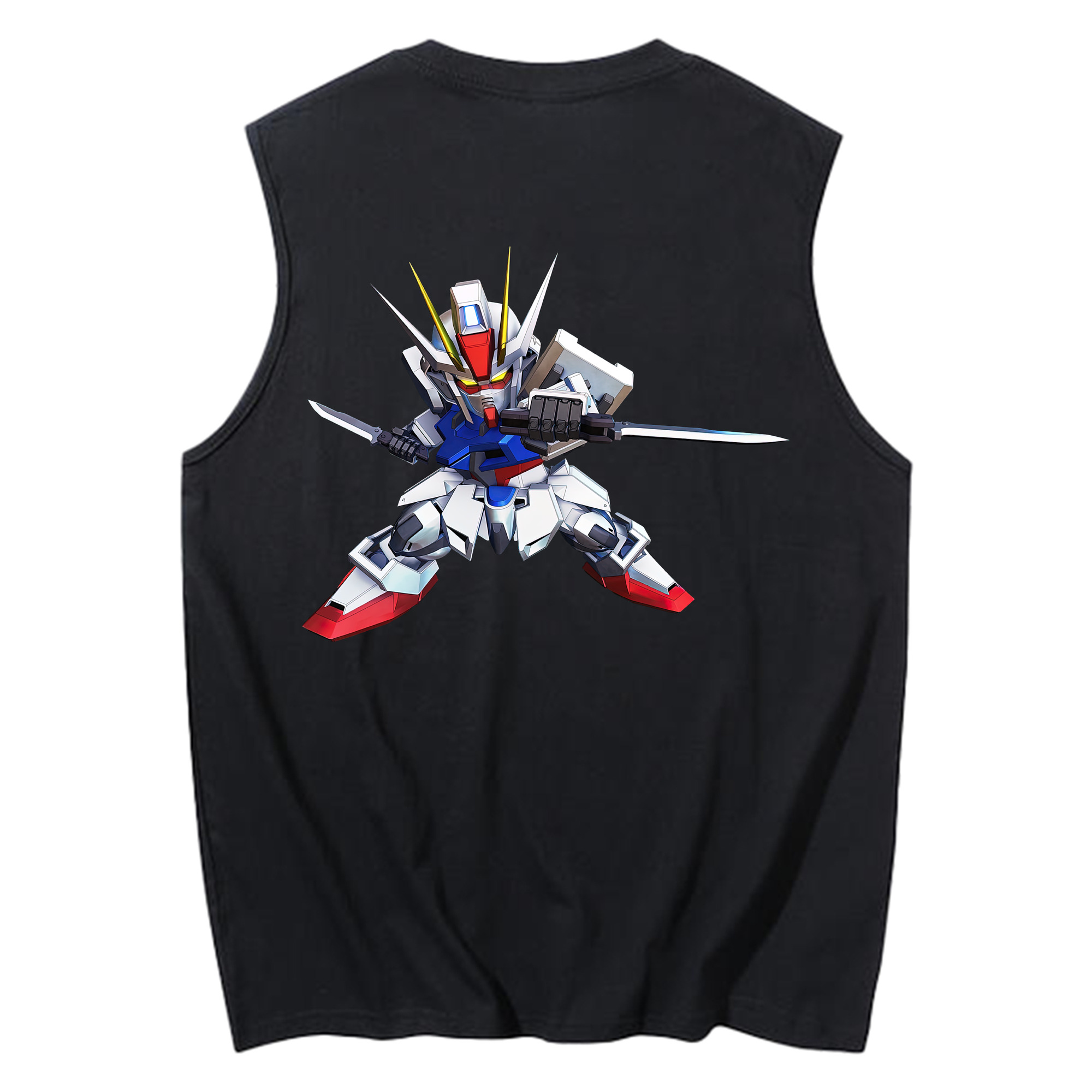 （画像用） 機動戦士ガンダム Mobile Suit Gundam コットン100％タンクトップ（背面プリント）