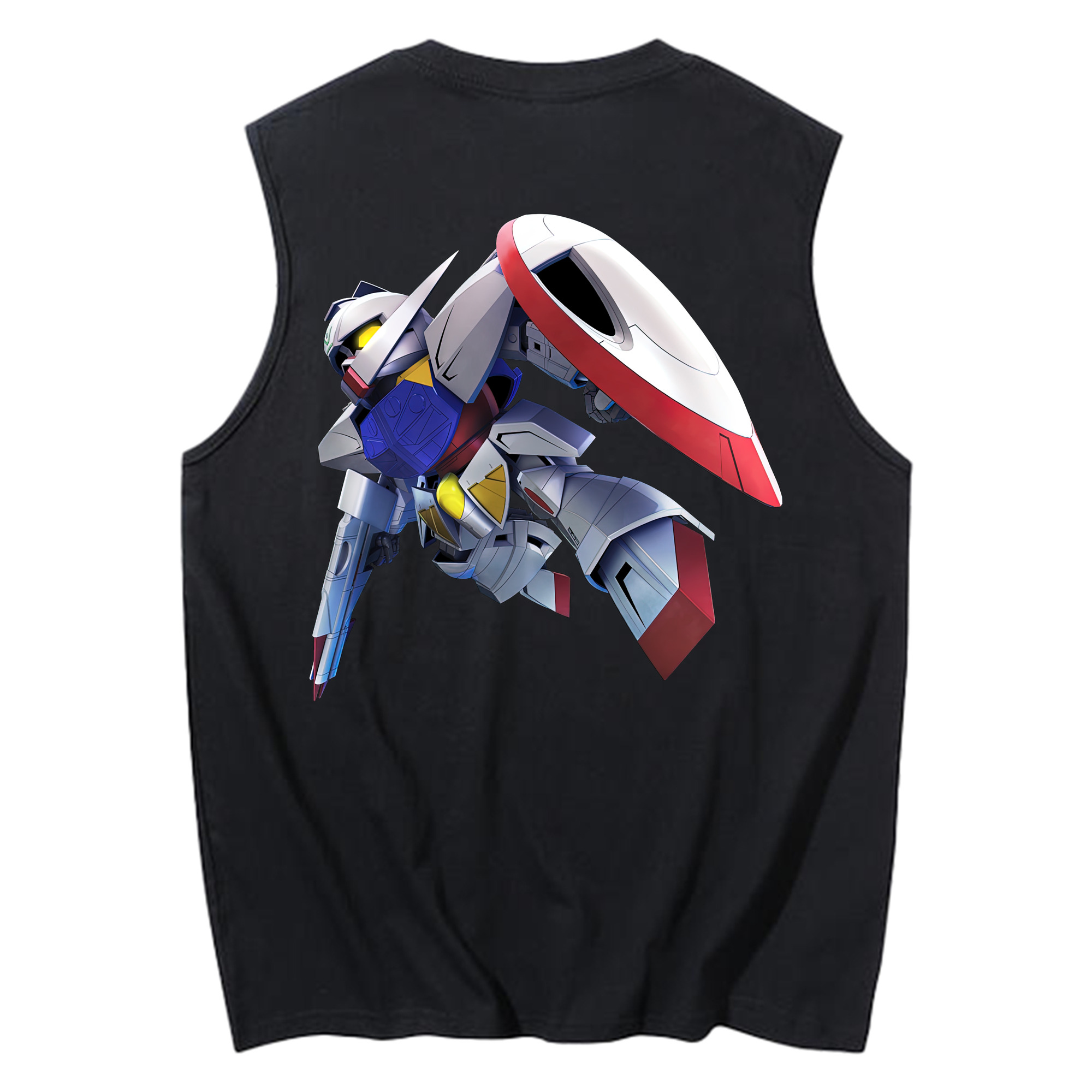 （画像用） 機動戦士ガンダム Mobile Suit Gundam コットン100％タンクトップ（背面プリント）