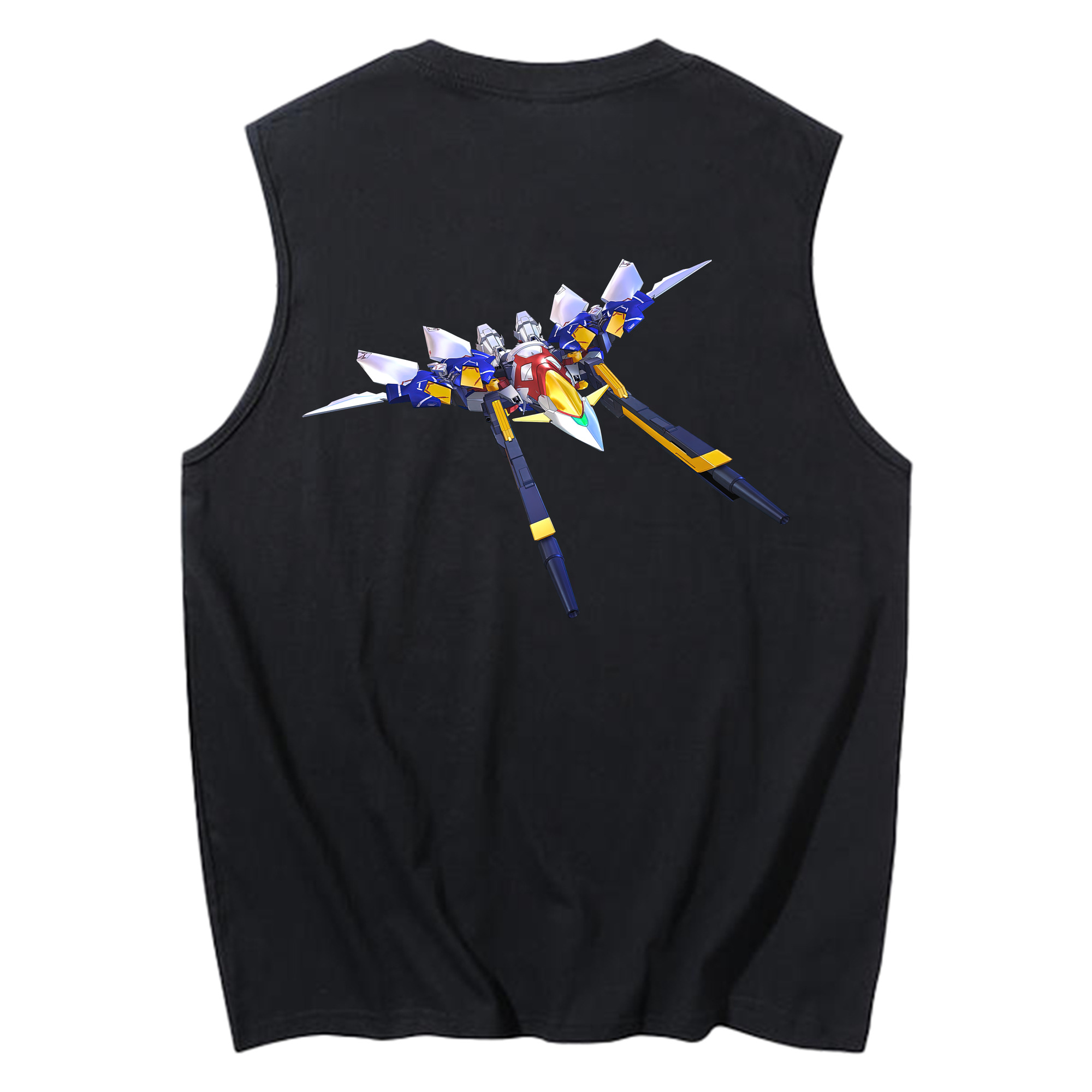 （画像用） 機動戦士ガンダム Mobile Suit Gundam コットン100％タンクトップ（背面プリント）