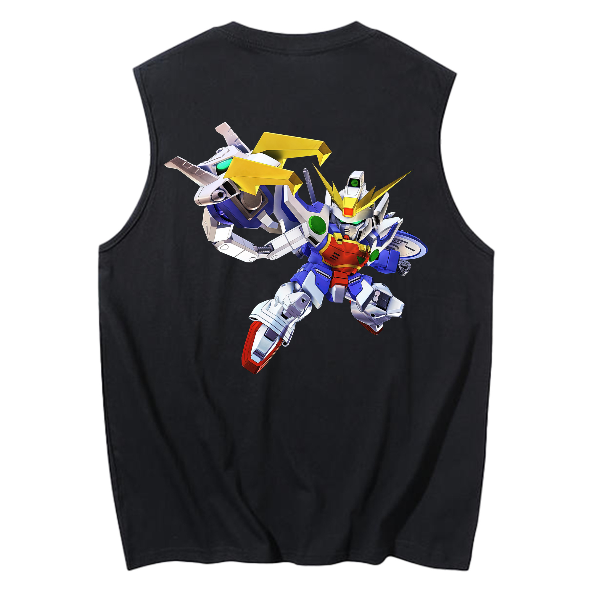 （画像用） 機動戦士ガンダム Mobile Suit Gundam コットン100％タンクトップ（背面プリント）