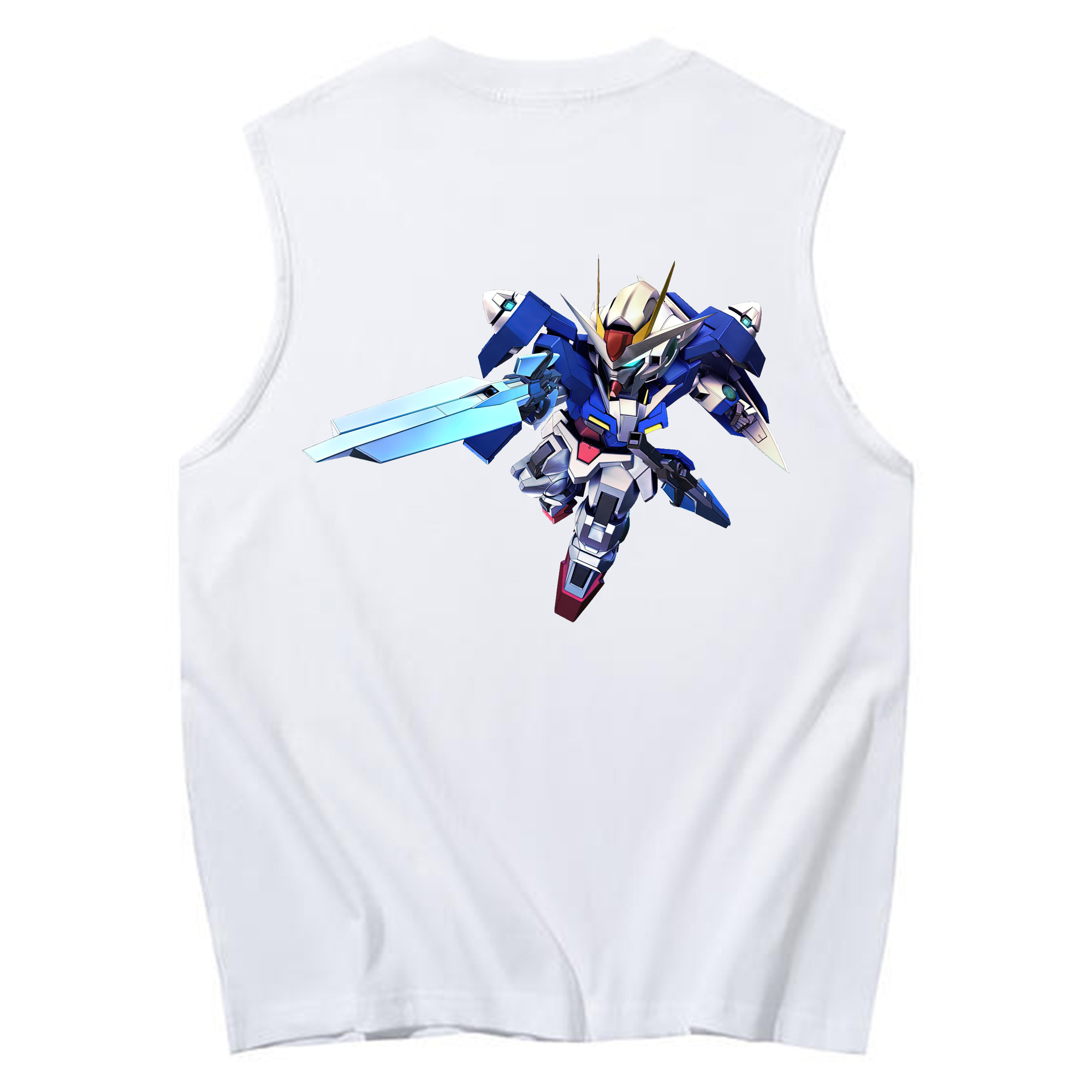 （画像用） 機動戦士ガンダム Mobile Suit Gundam コットン100％タンクトップ（背面プリント）