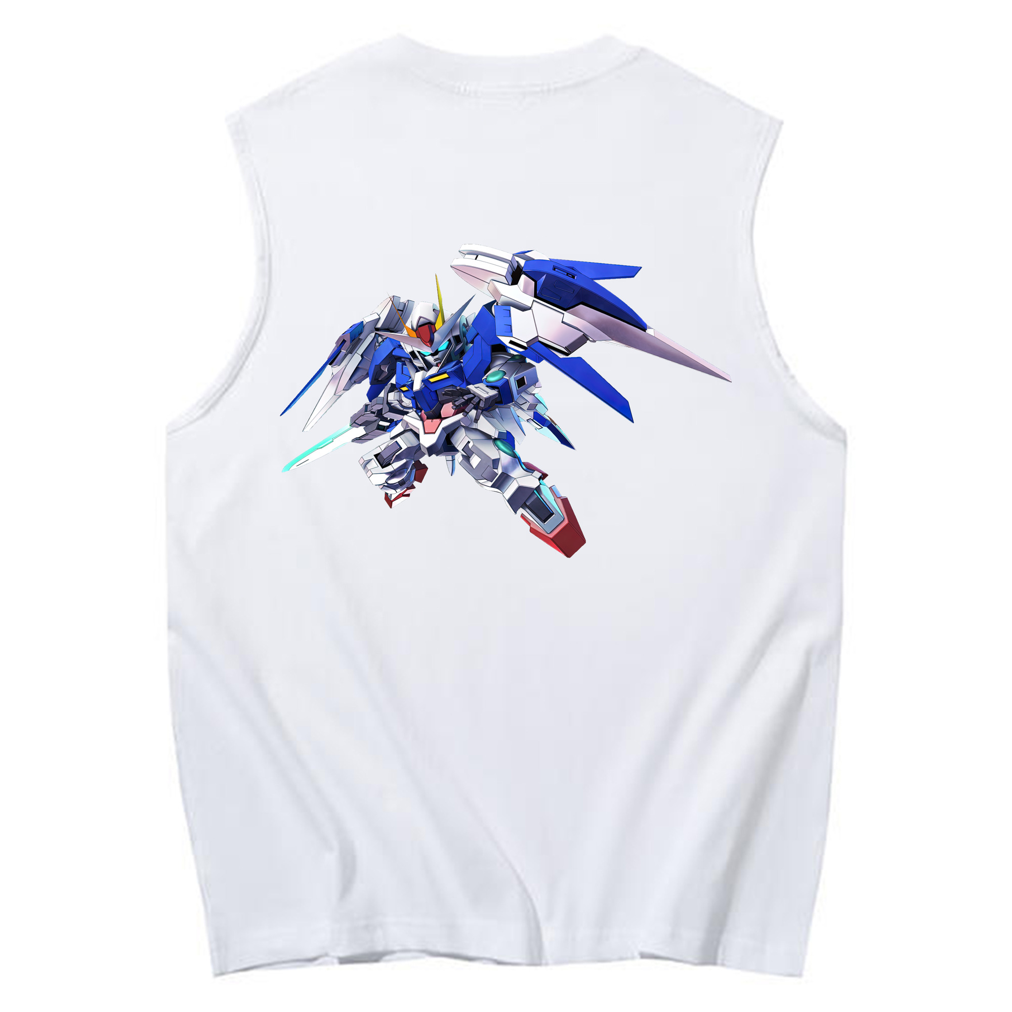 （画像用） 機動戦士ガンダム Mobile Suit Gundam コットン100％タンクトップ（背面プリント）